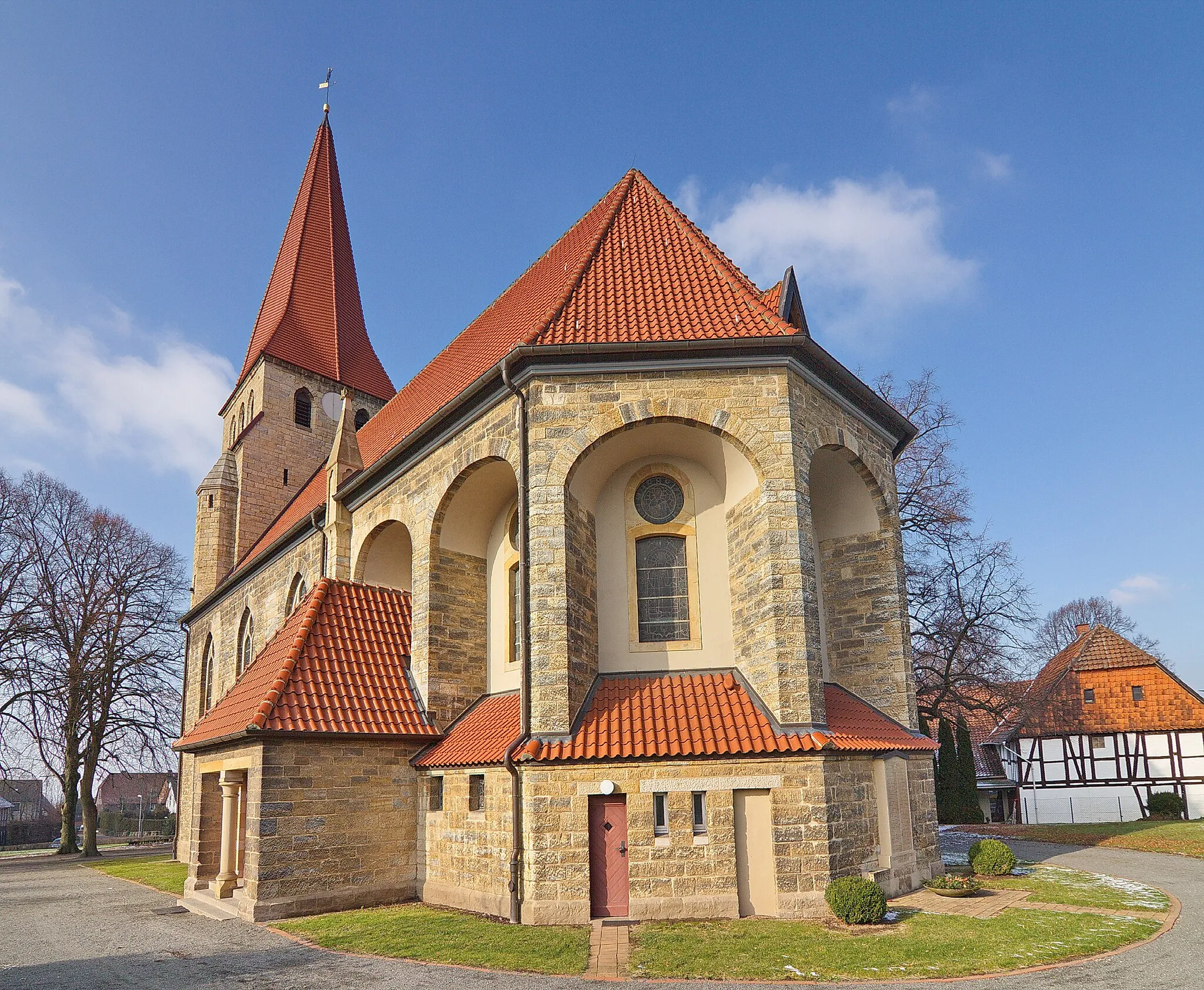 Photo showing: St.-Briccius-Kirche in Adenstedt (Ilsede), Niedersachsen, Deutschland