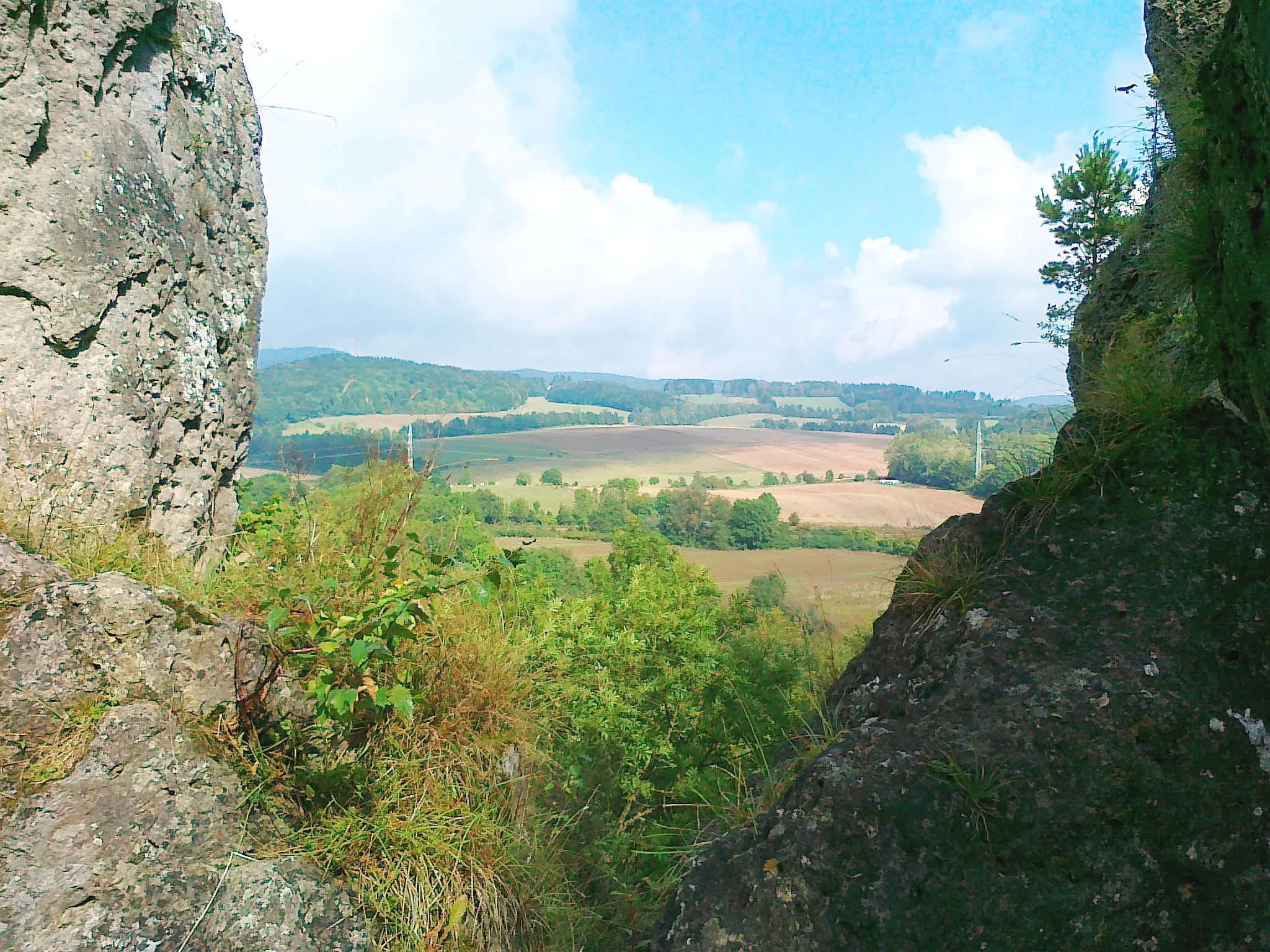 Photo showing: Ausblick vom Römerstein