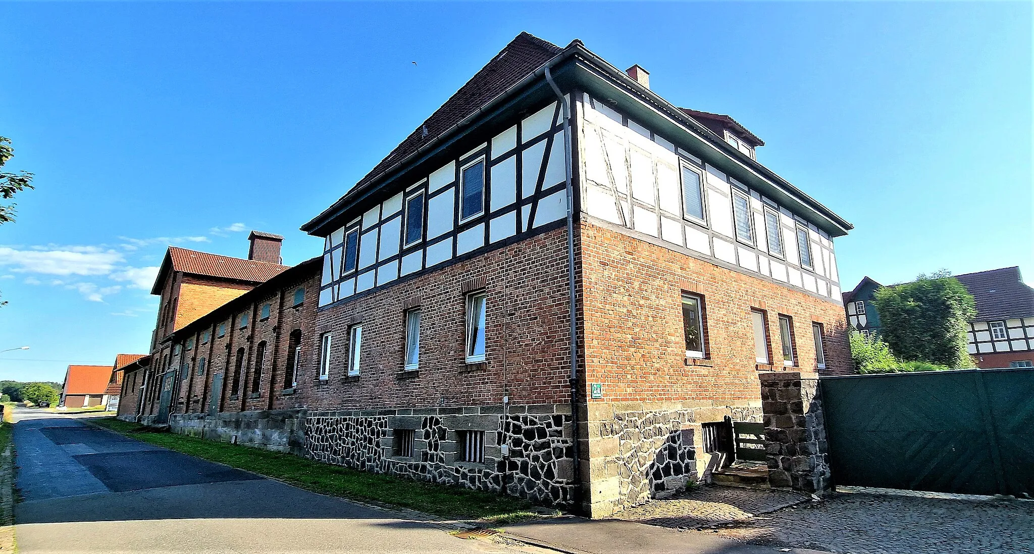 Photo showing: Gut Güntersen, former distillery, Brennereistraße 2a, Güntersen, Adelebsen in the district of Goettingen