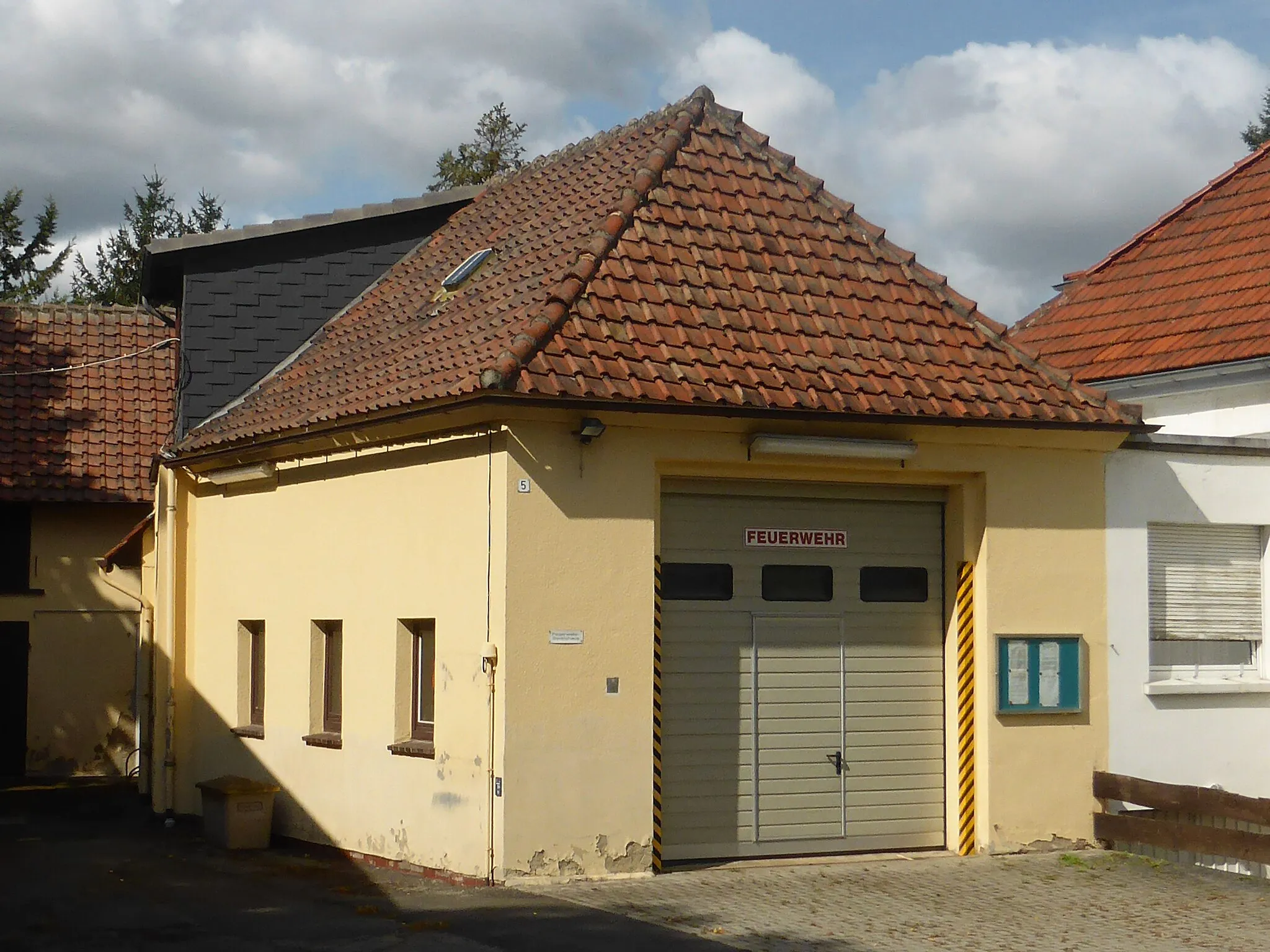 Photo showing: Feuerwehrhaus in Reinsdorf.