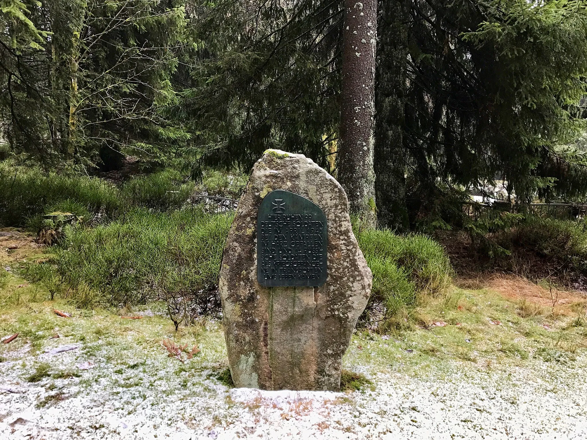 Photo showing: Ehrenfriedhof Oderbrück