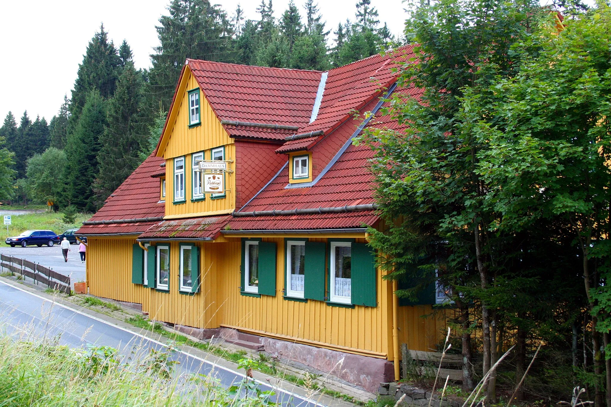 Photo showing: World Cultural Heritage "Oberharzer Wasserregal", Sperberhaier dam - Dam house, Clausthal-Zellerfeld, Germany