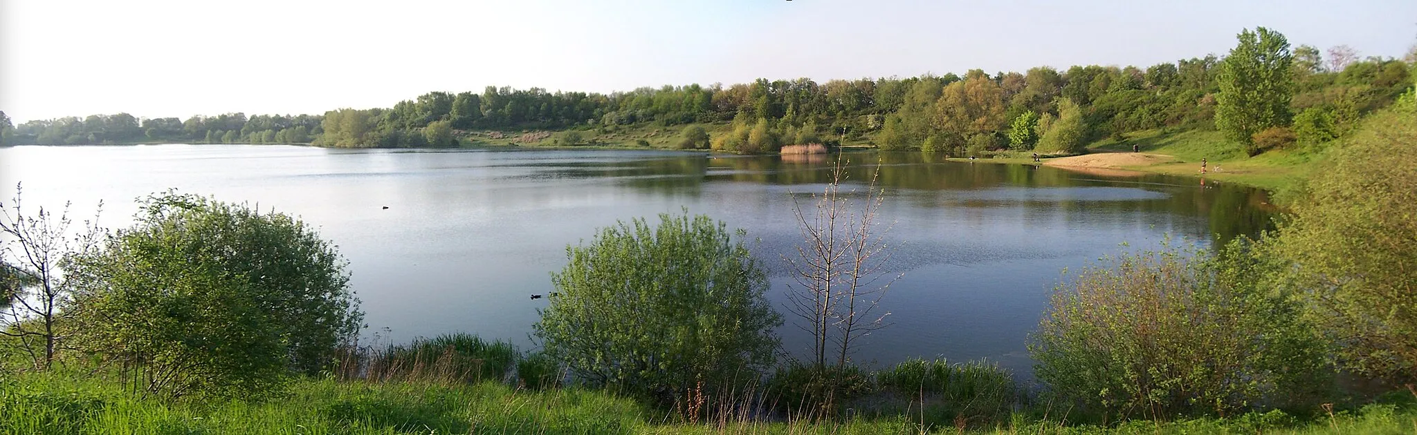 Photo showing: Lake called Eixer See near Peine, Lower Saxony, Germany