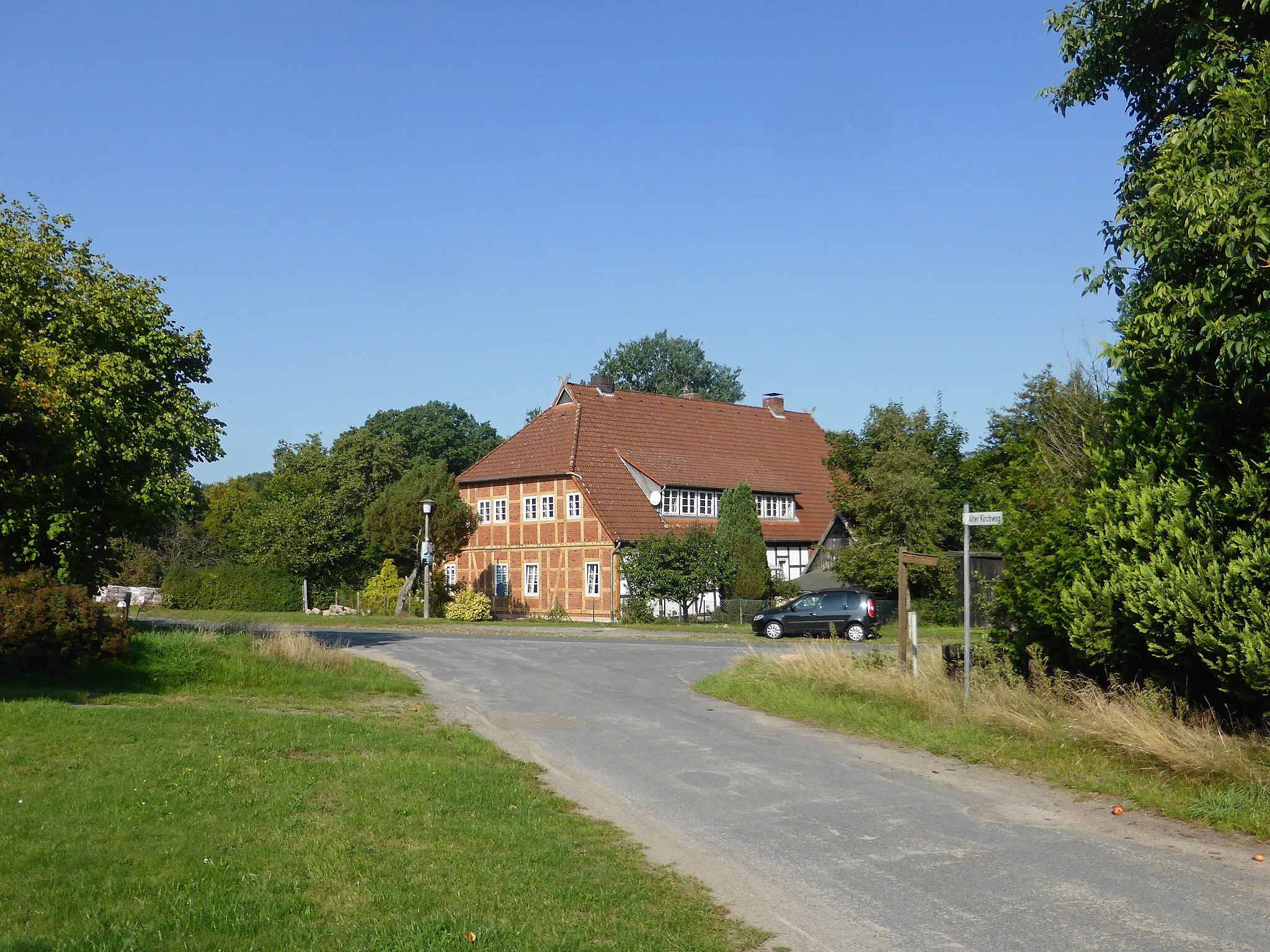 Photo showing: Ortspartie in Blickwedel.