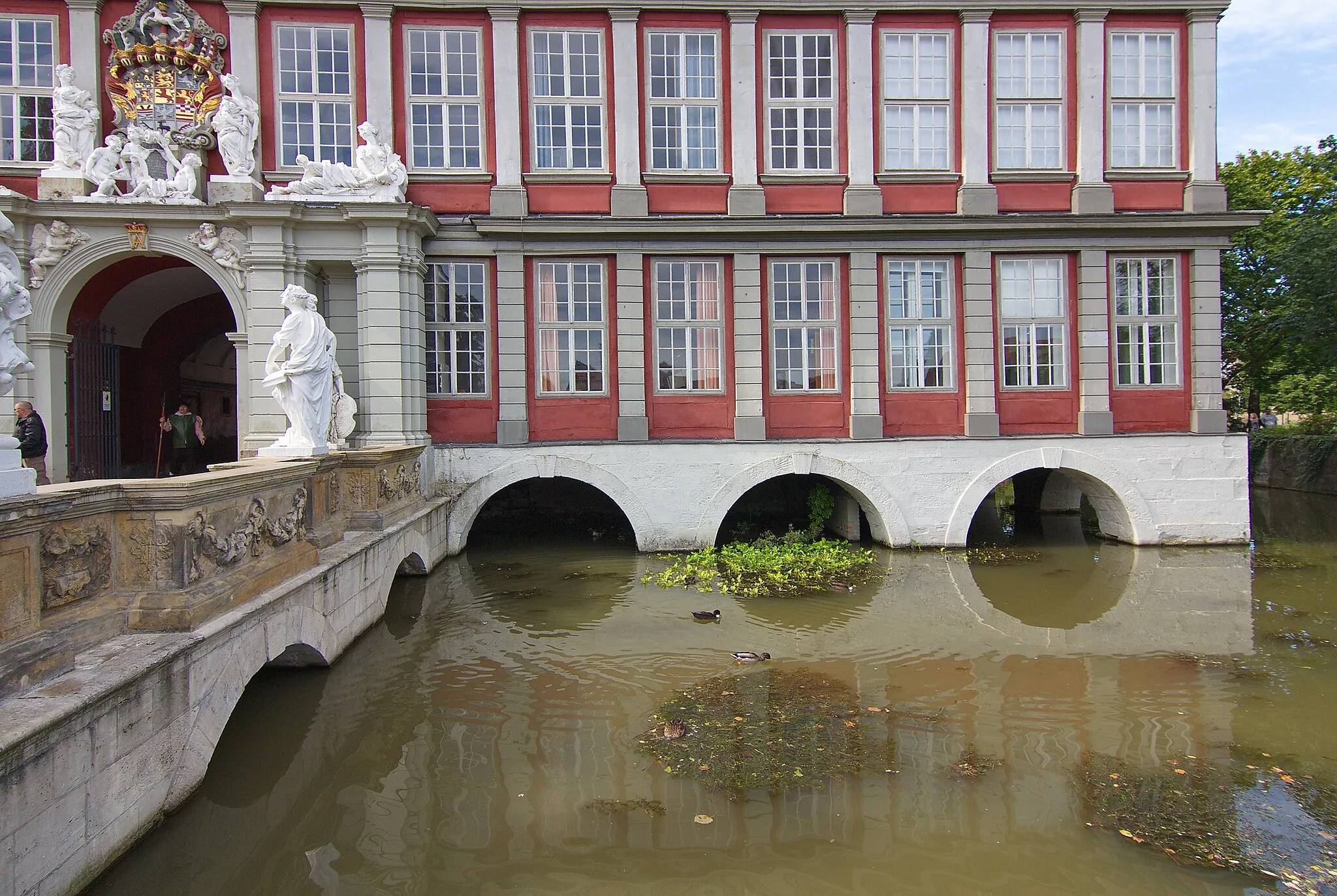 Photo showing: Schloss Wolfenbüttel von 1238 in Wolfenbüttel, Niedersachsen, Deutschland.