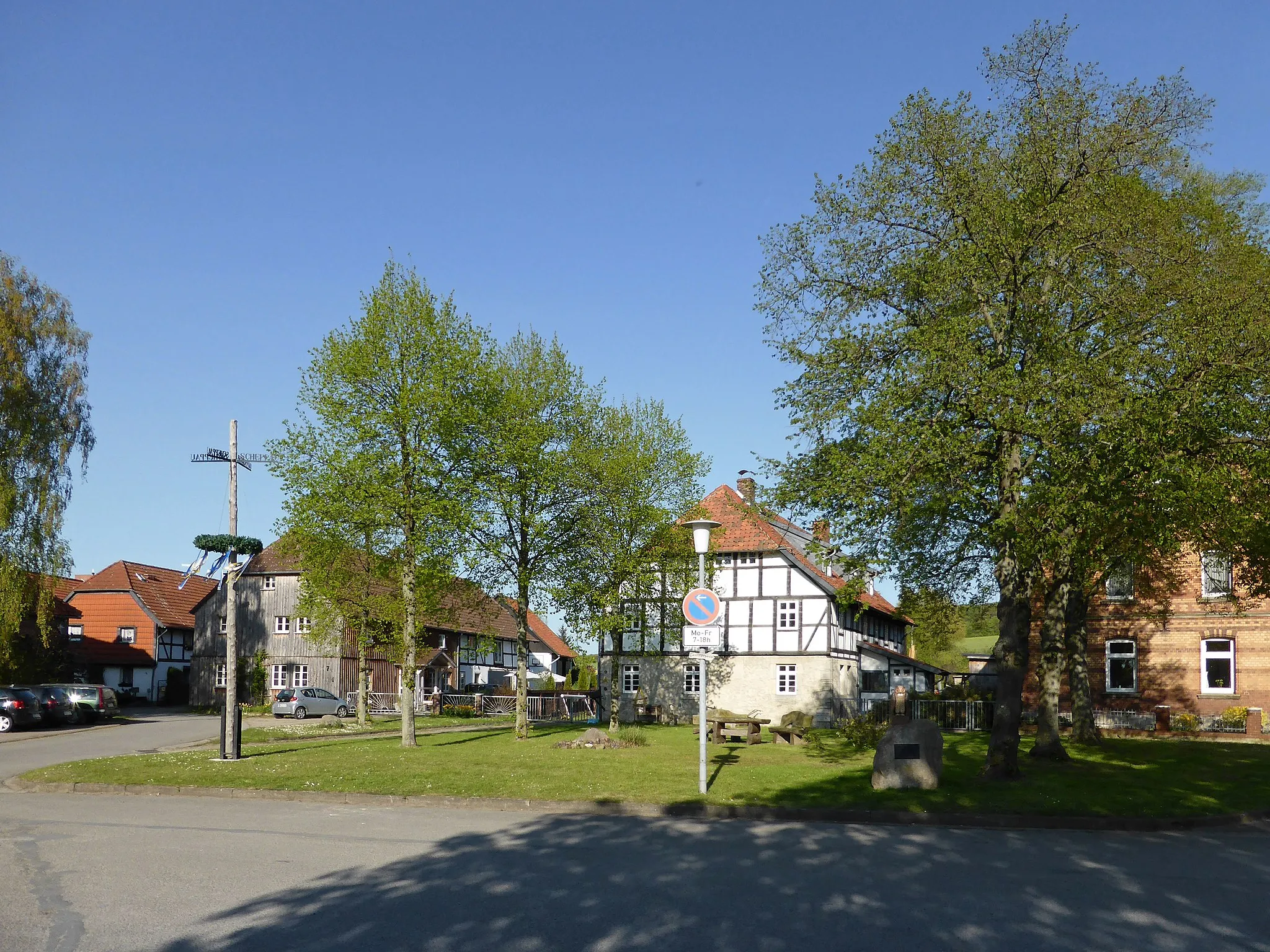 Photo showing: Ortspartie in Scheppau.