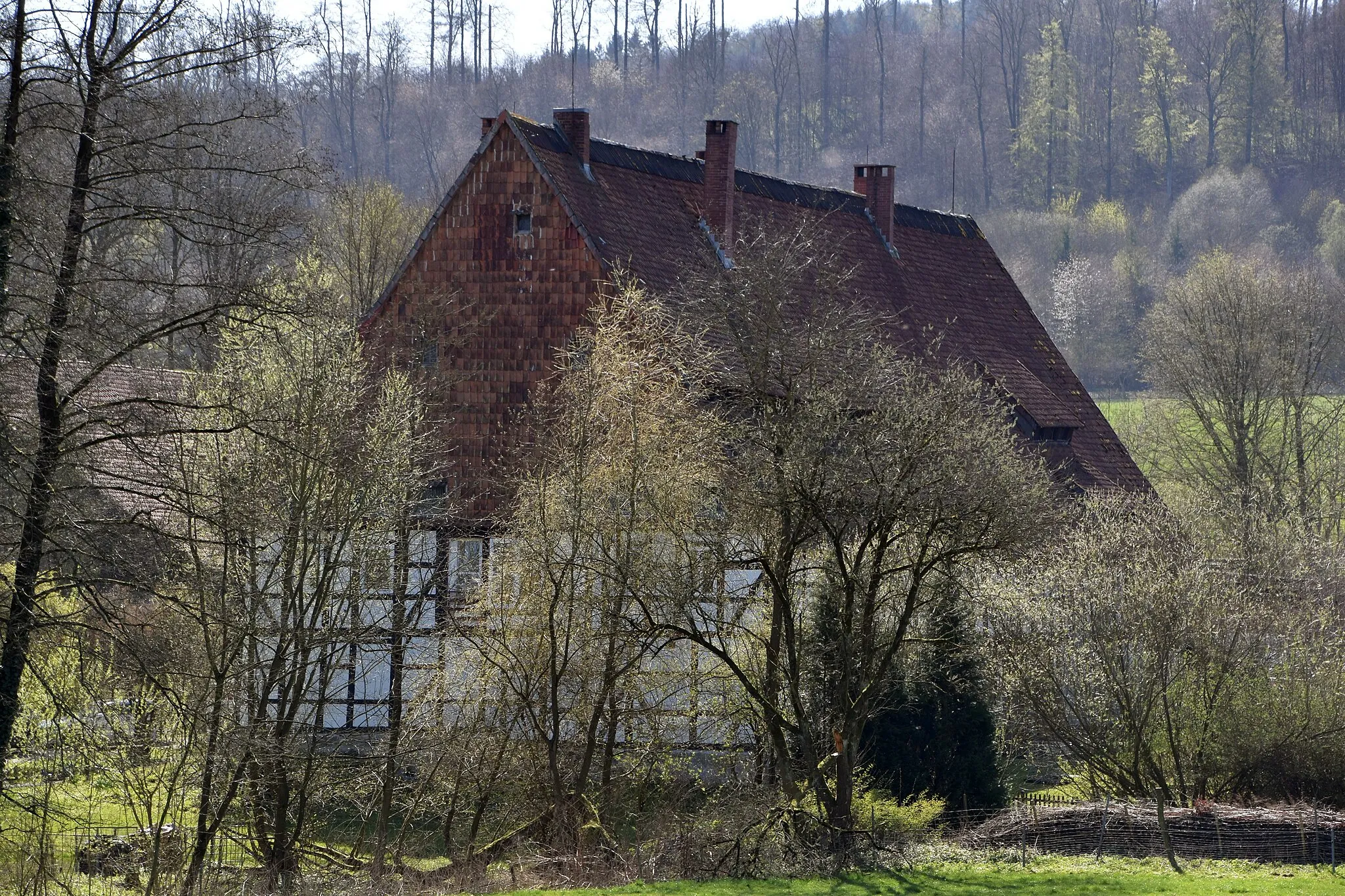 Photo showing: Herrenhaus der Domäne Stauffenburg unterhalb der Burgruine Stauffenburg