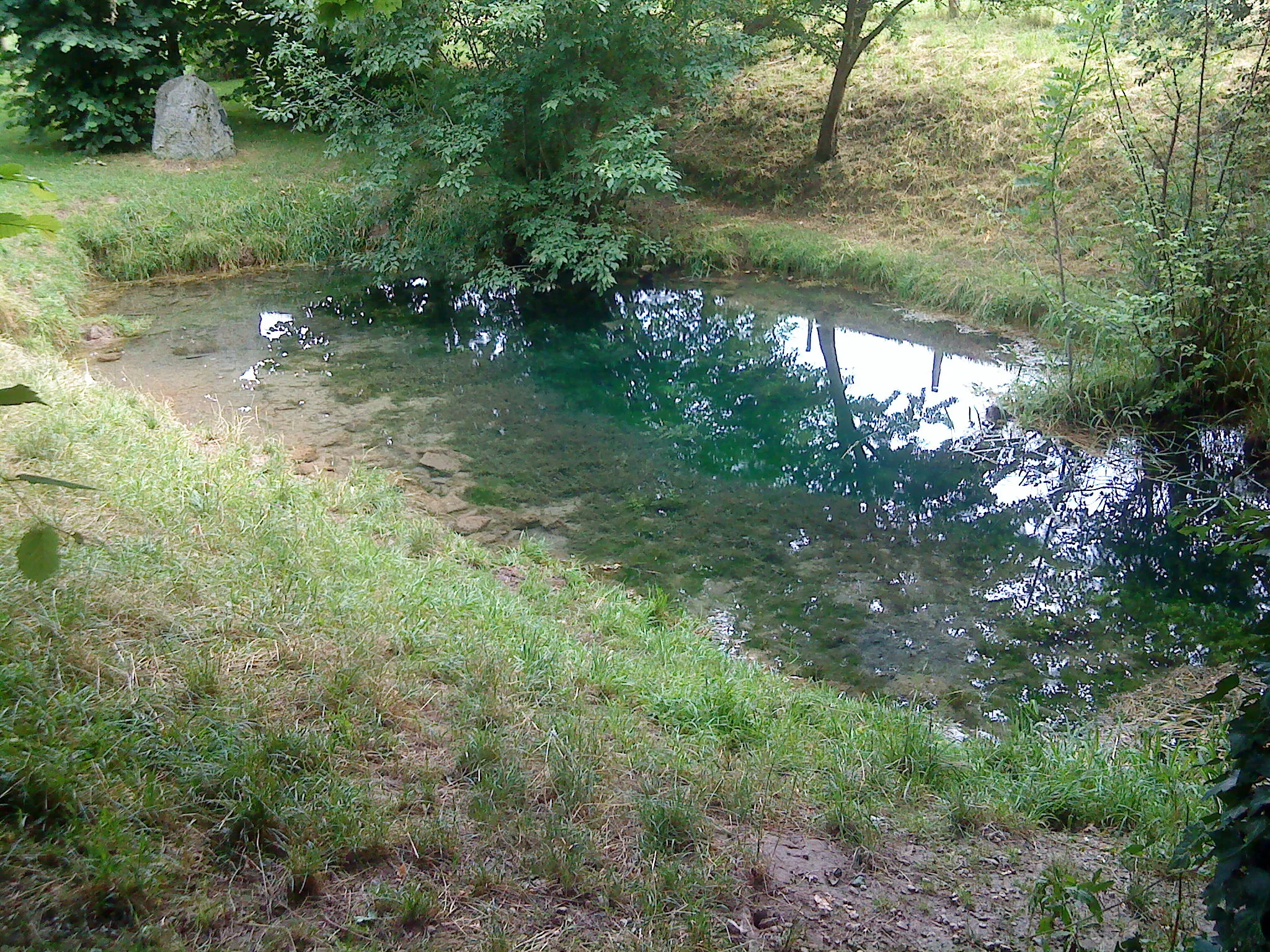 Photo showing: Die Nettequelle in Herrhausen am Harz