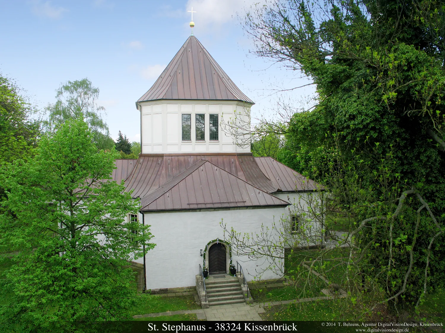 Photo showing: Hochstativfotografie der St. Stephanus Kirche in 38324 Kissenbrück (Landkreis Wolfenbüttel, Niedersachsen. Foto: Dipl.-Designer (FH) Thorsten Behrens, Agentur DigitalVisionDesign - www.digitalvisiondesign.de