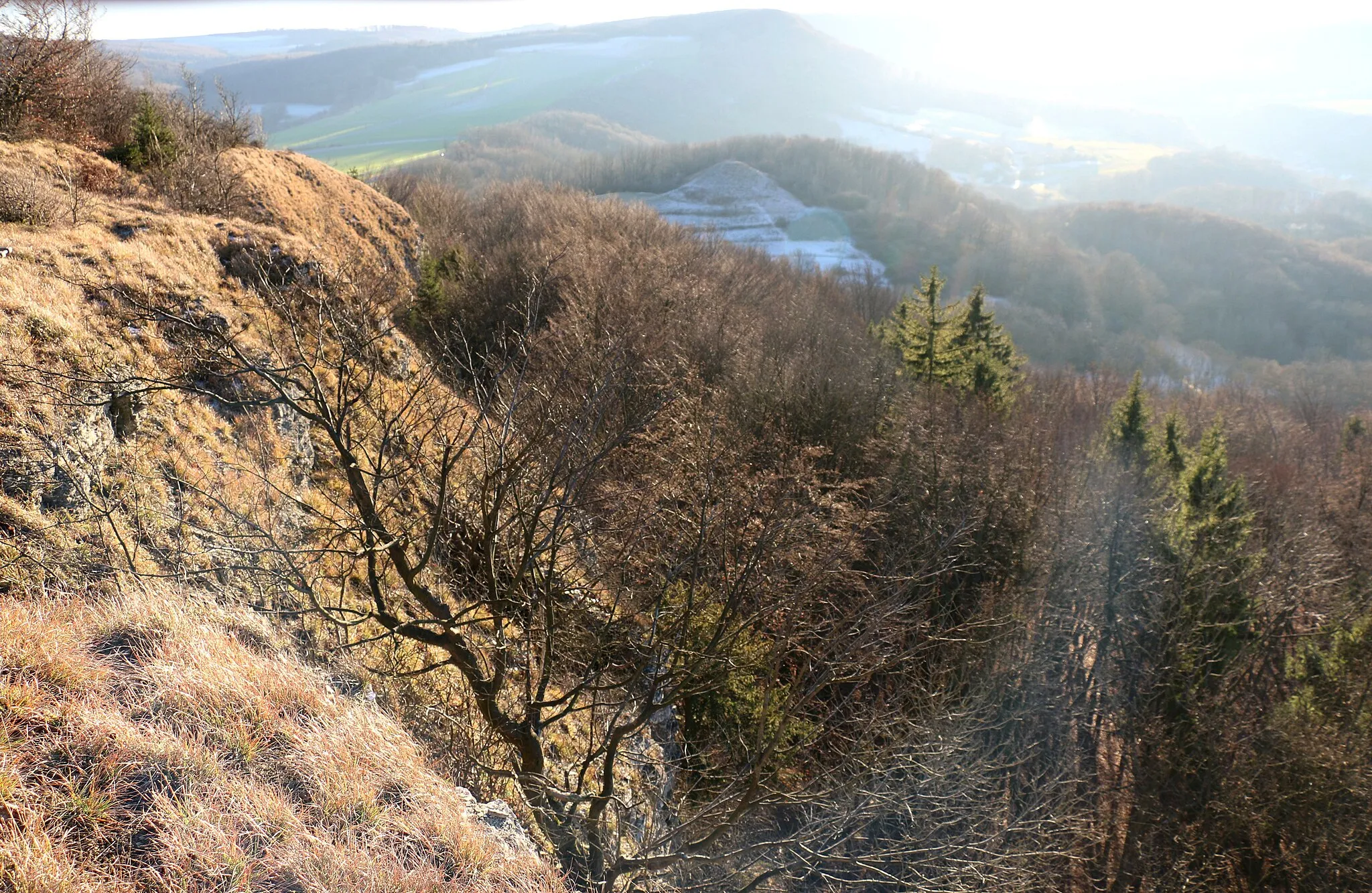 Photo showing: Felsabbruch am Sonnenstein.