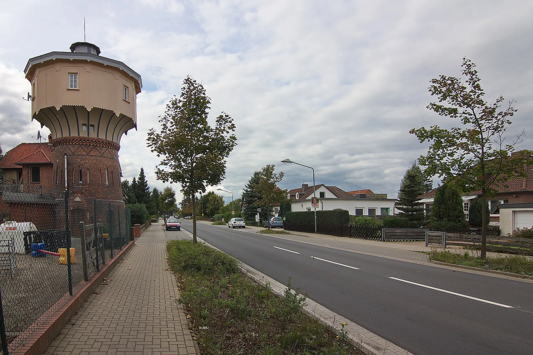 Photo showing: Wasserturm der ehemaligen Kleinbahn Celle-Wittingen in Wittingen