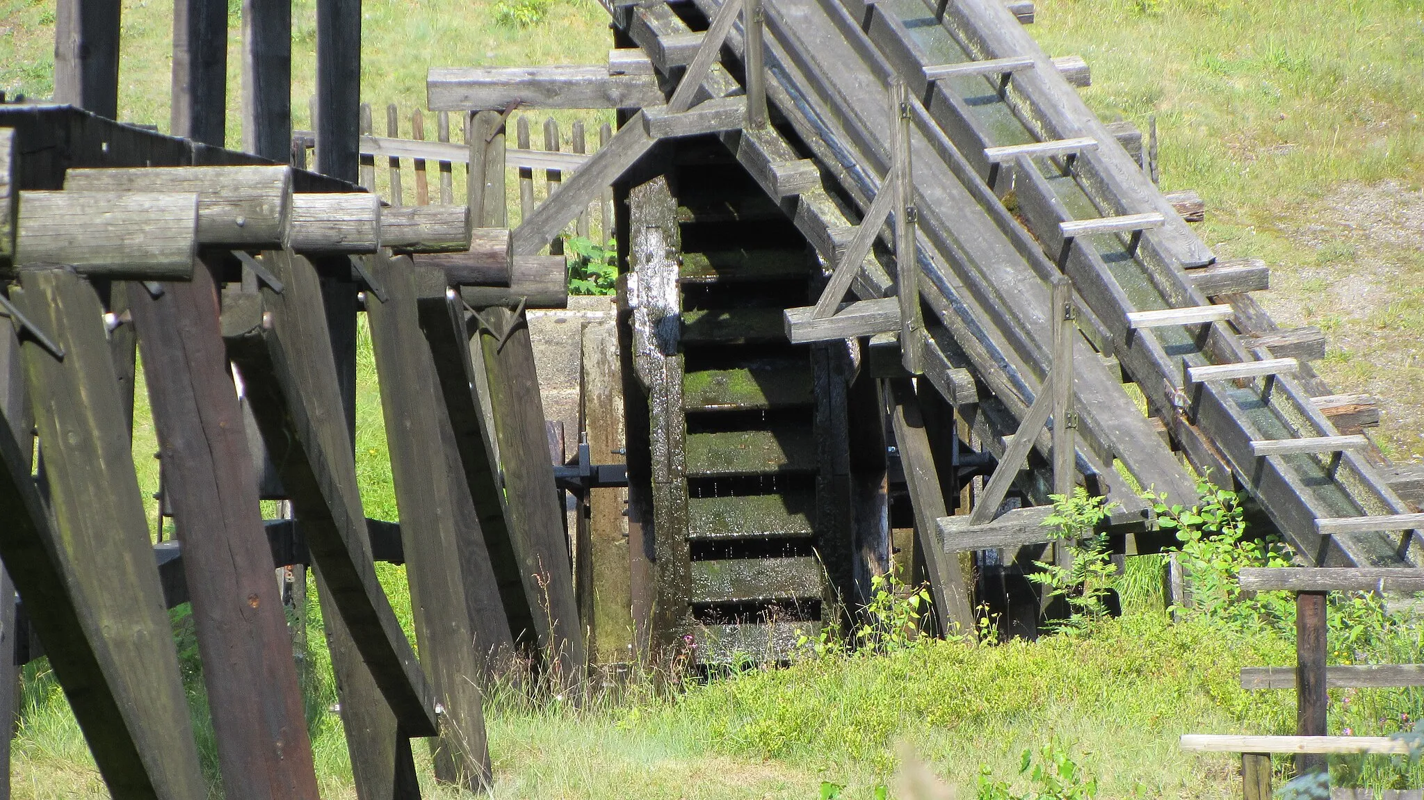 Photo showing: Kunstrad bei Maaßener Gaipel, Lautenthal