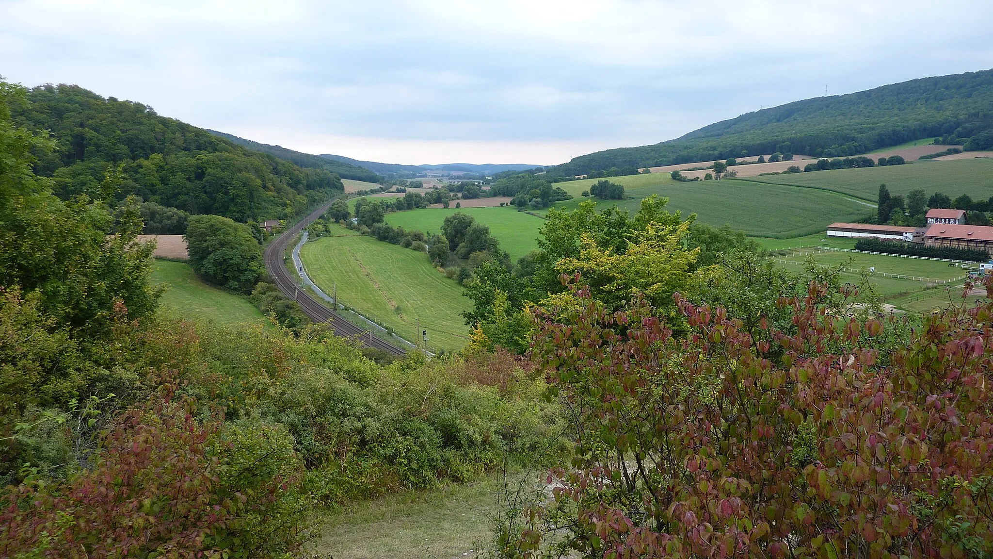 Photo showing: Blick ins Leinetal