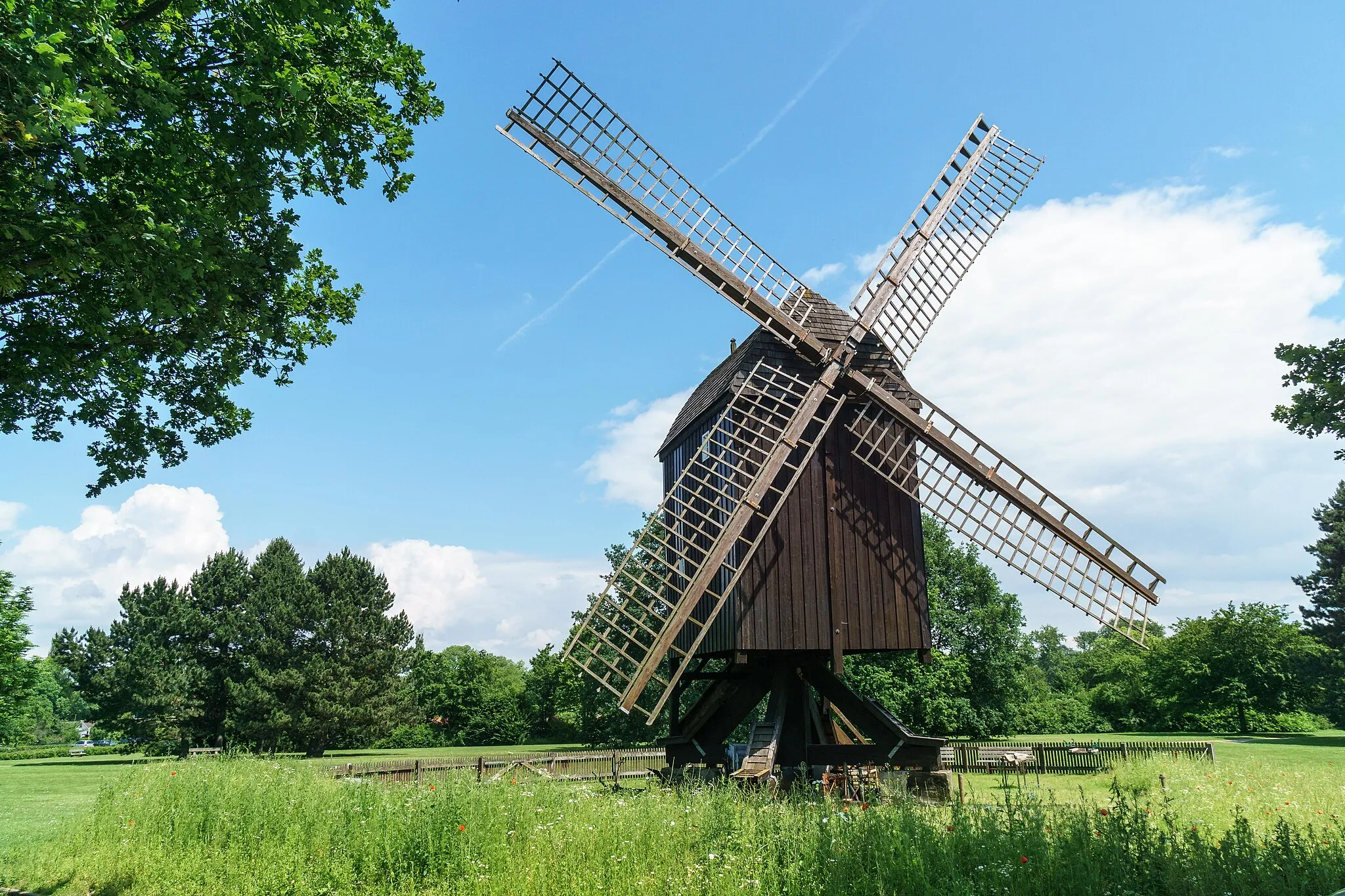 Photo showing: Bockwindmühle Victoria-Louise, Riddagshäuser Weg in Braunschweig