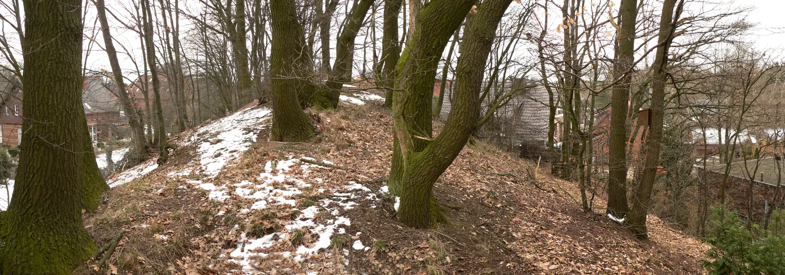 Photo showing: Wall der Scheverlingenburg in Walle (Schwülper)