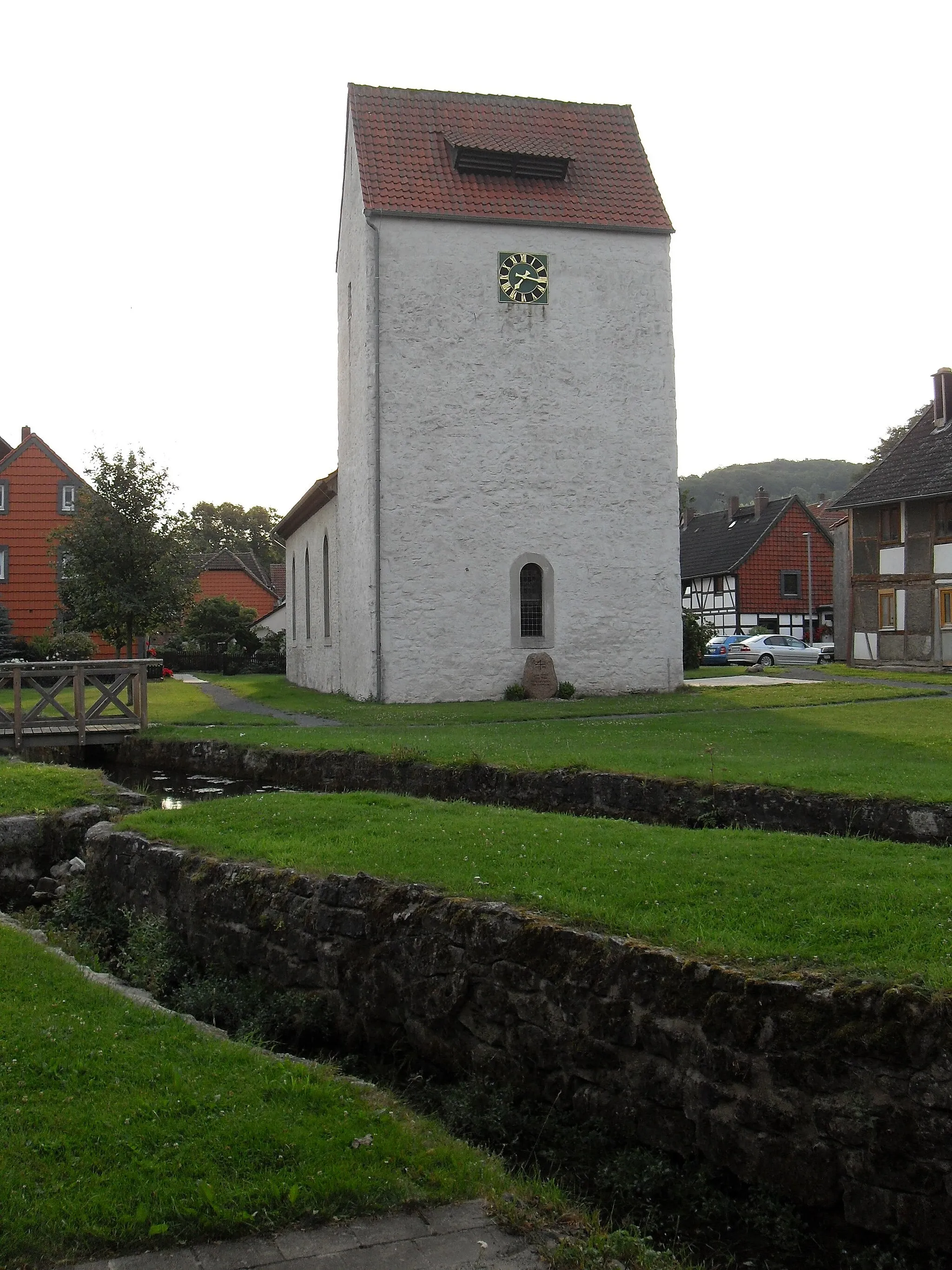 Photo showing: Protestan church in Erkerode Lower Saxony, Germany