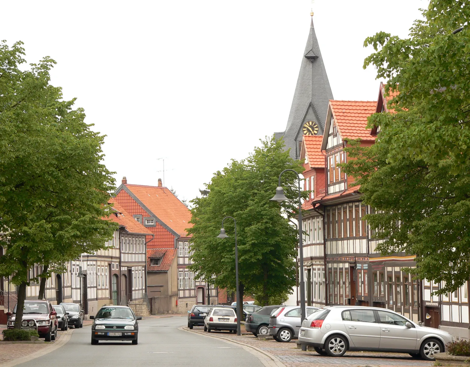 Photo showing: Hauptstraße in Lamspringe