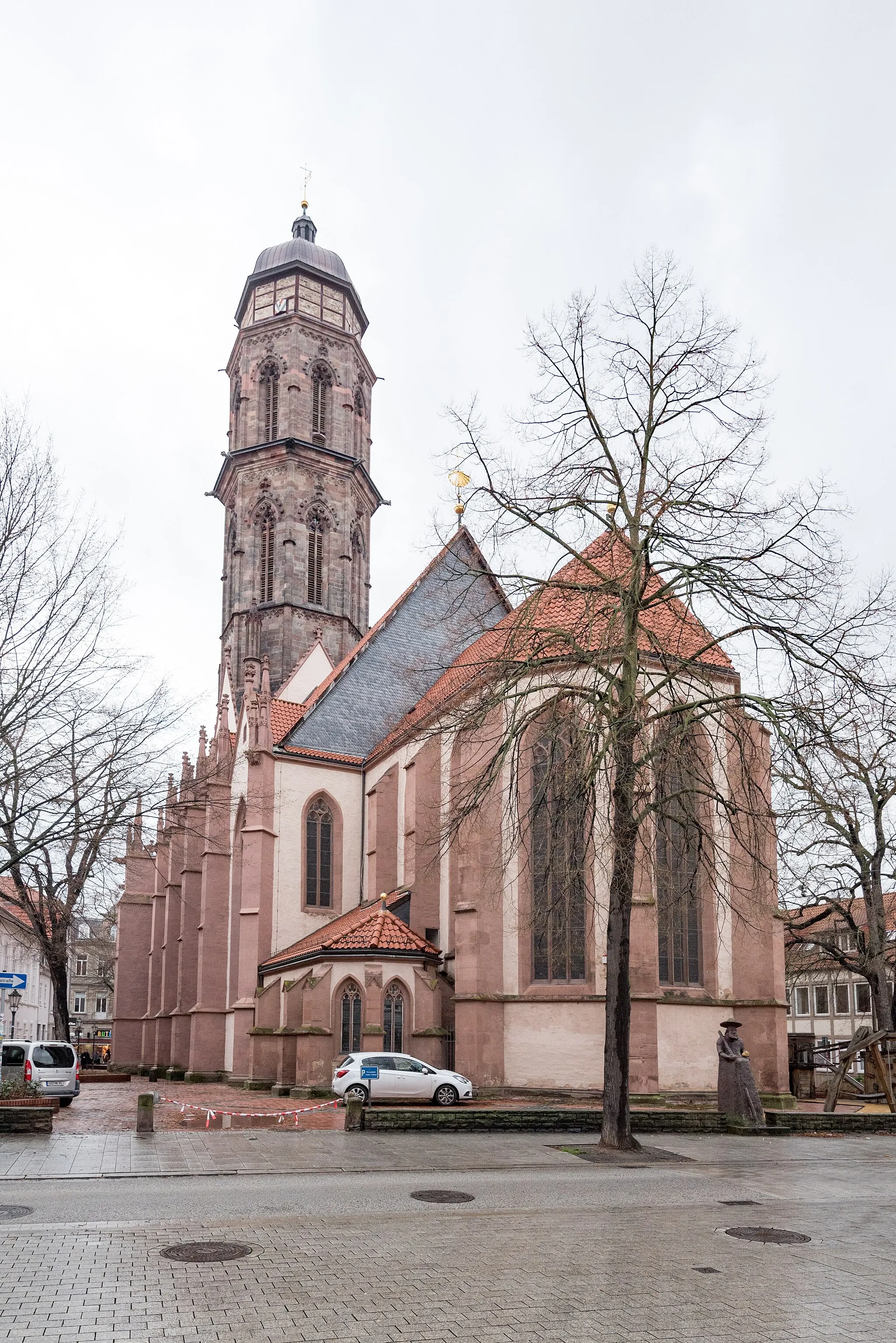 Photo showing: Göttingen, Jakobikirchhof, Jakobikirche von Osten