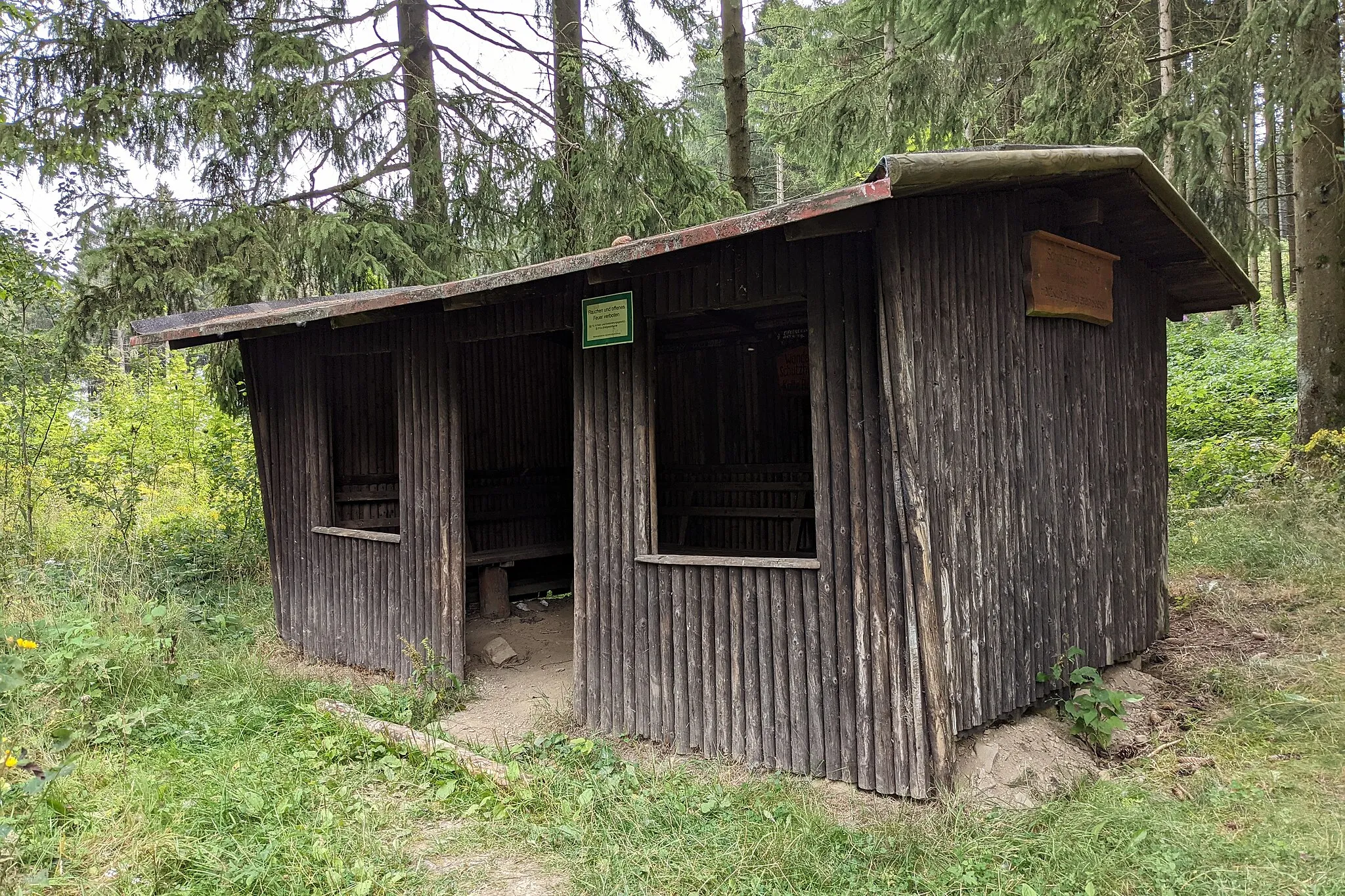 Photo showing: Schutzhütte "Kalte Birke" in Seesen