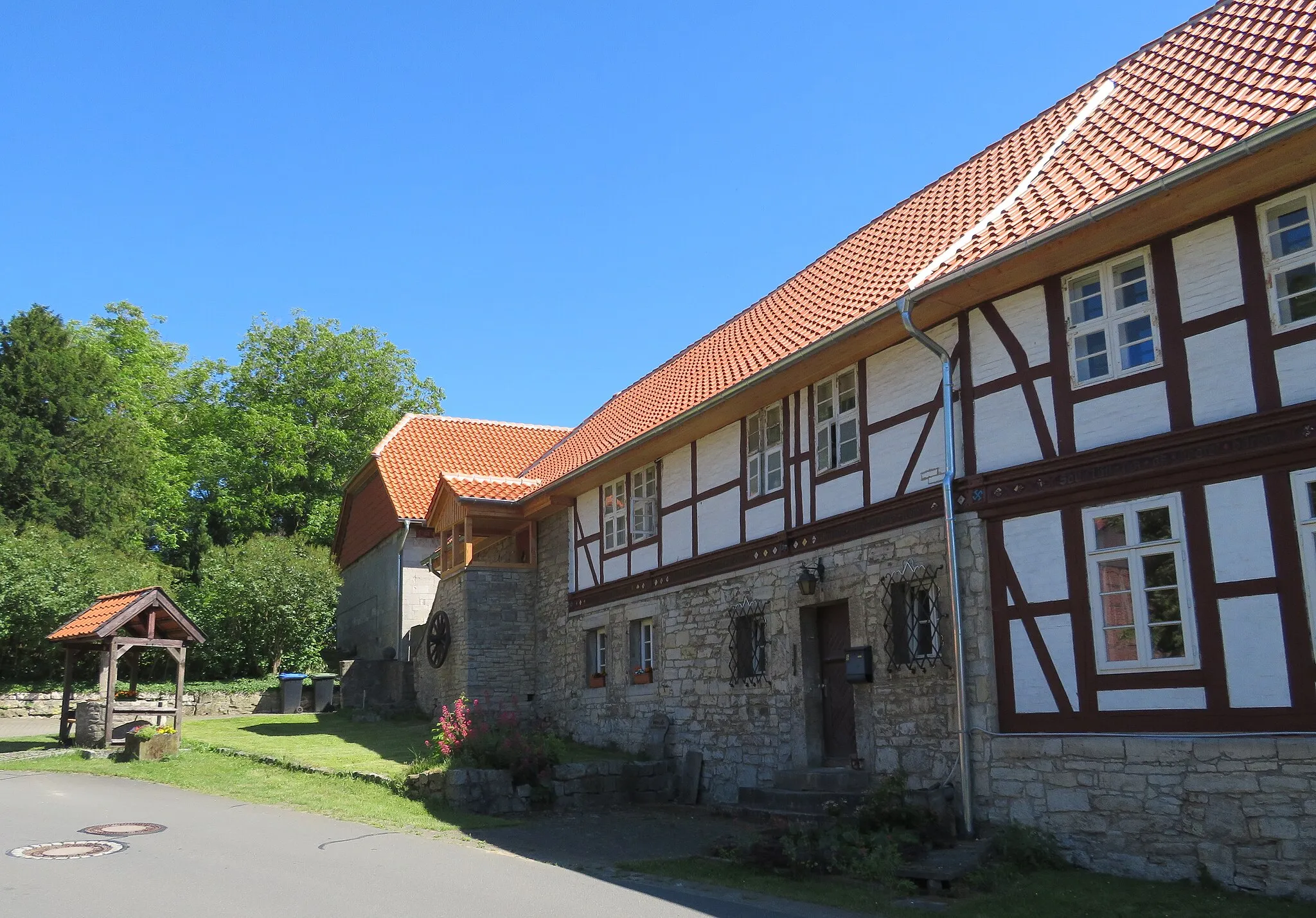 Photo showing: Village centre, Kneitlingen, Lower Saxony, Germany