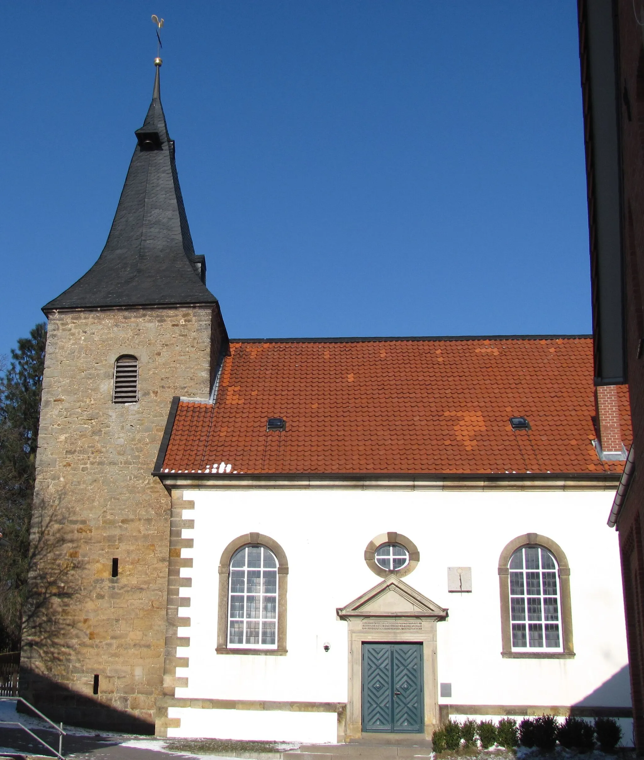 Photo showing: Protestant Church, Holle-Heersum, near Hildesheim, Lower Saxony, Germany.