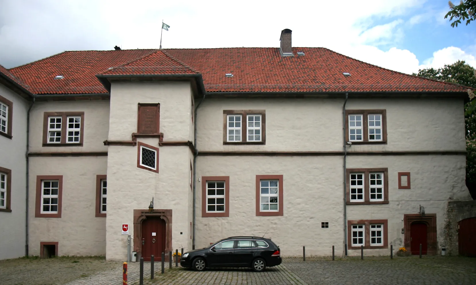 Photo showing: Gebäude des Amtsgerichts Bad Gandersheim, Herrenhaus der Burg, Am Plan 3 b in Bad Gandersheim.