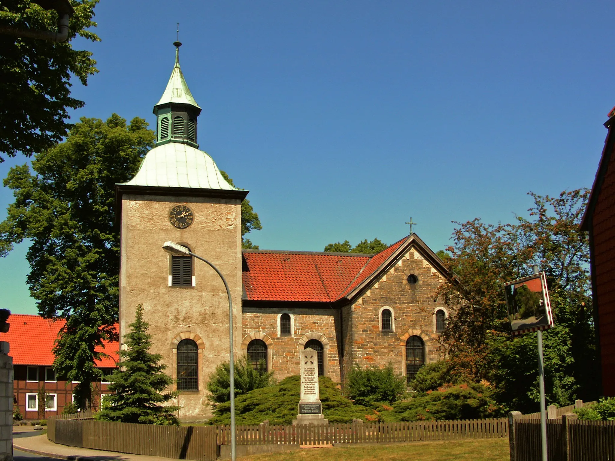 Photo showing: Evangelische Kirche in Grafhorst, Landkreis Helmstedt.