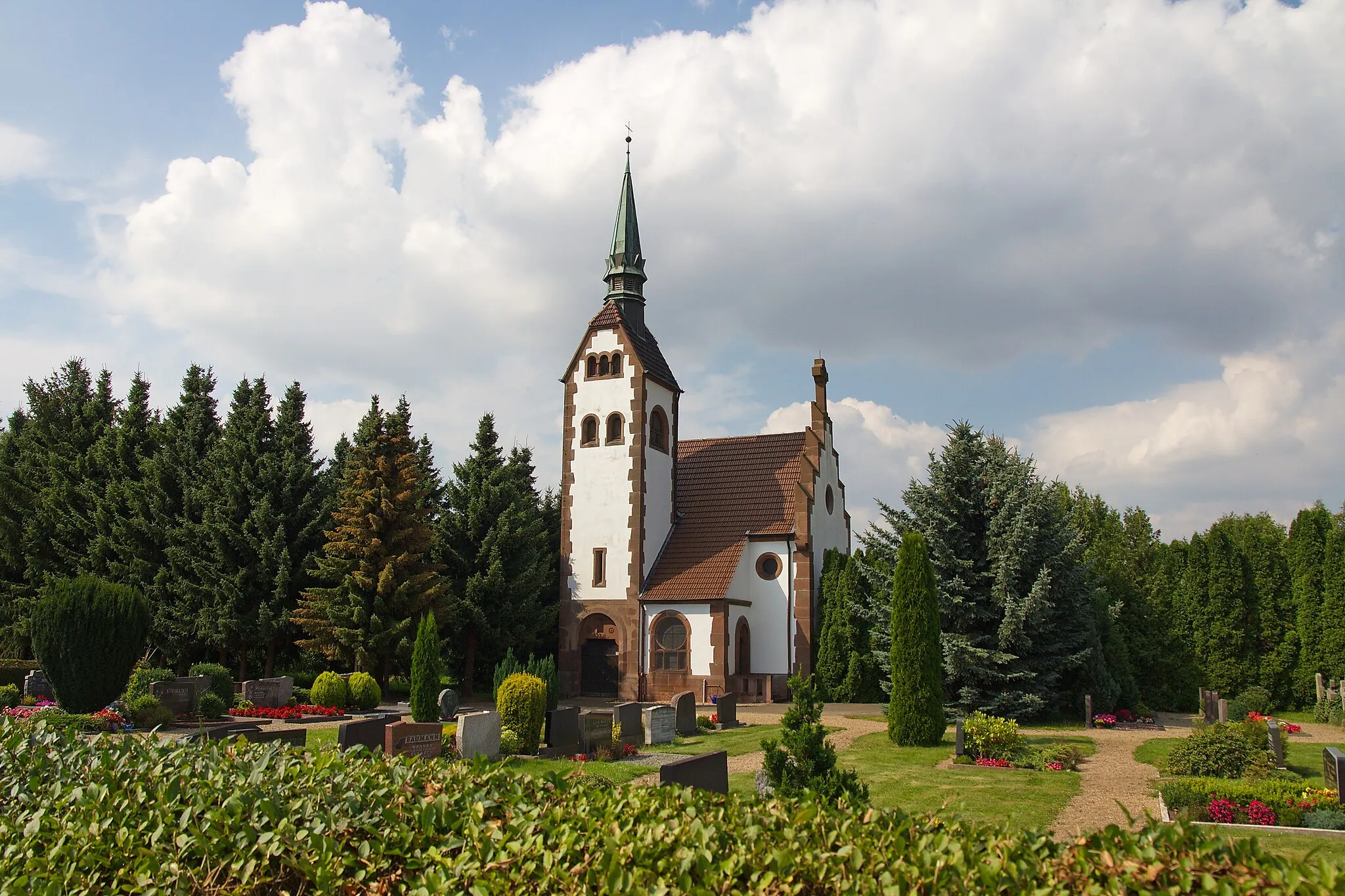 Photo showing: Friedhofskapelle von 1903 in Sierße (Vechelde), Niedersachsen, Deutschland