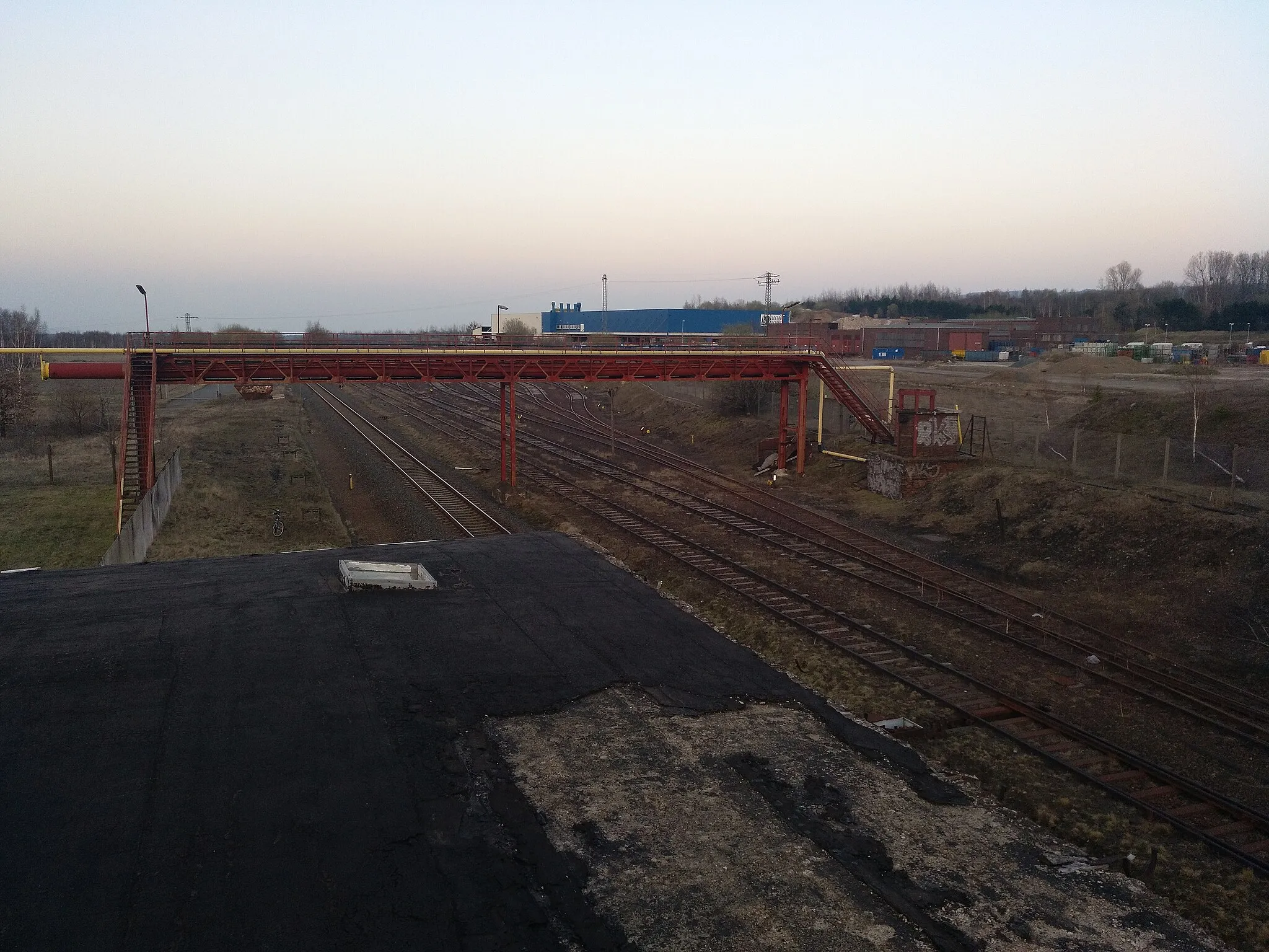 Photo showing: Bahnanlage des ehemaligen Güterbahnhofs Oker-Ost in Harlingerode