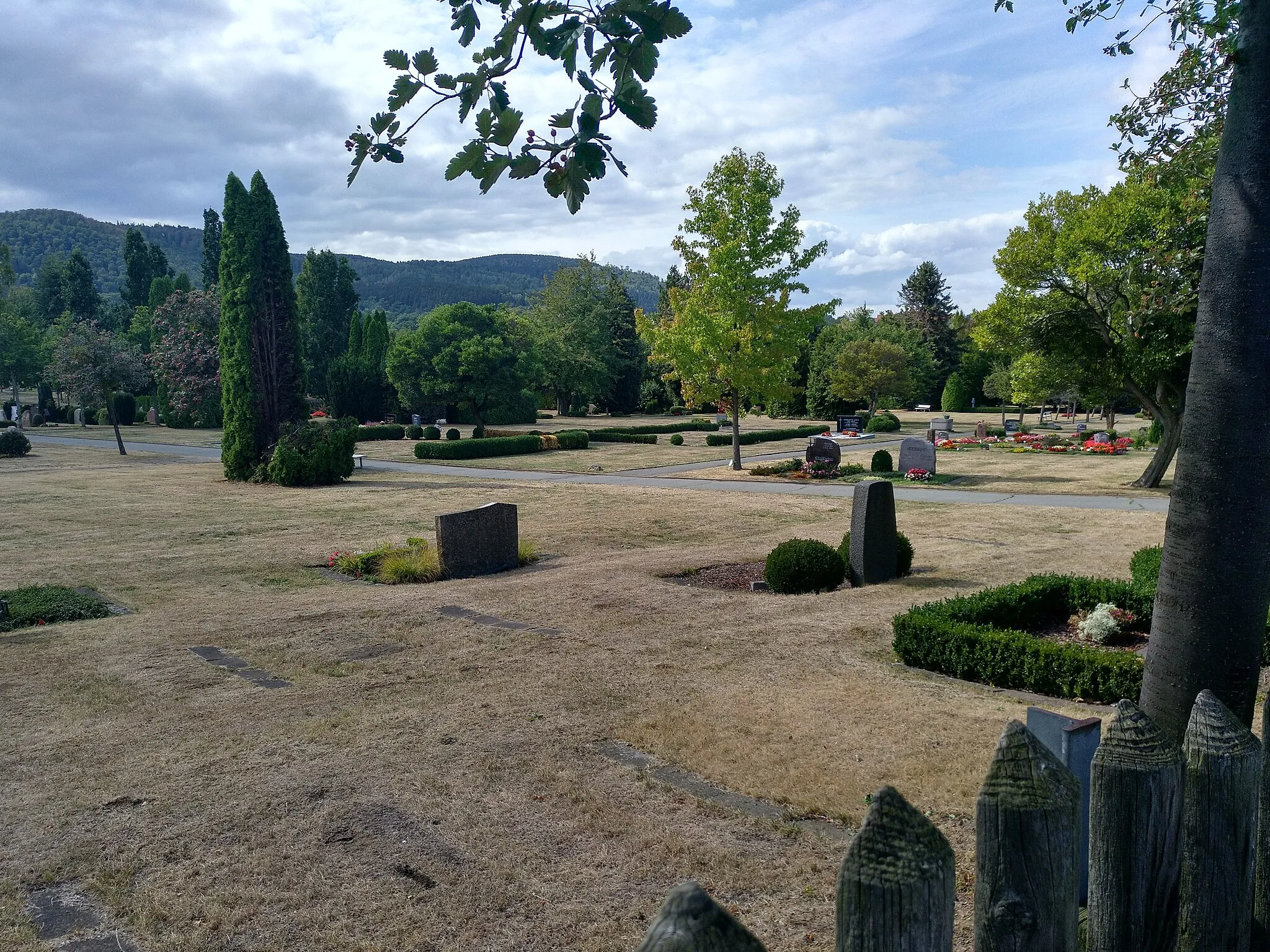 Photo showing: Friedhof des Bad Harzburger Ortsteils Schlewecke auf dem Scharenberg