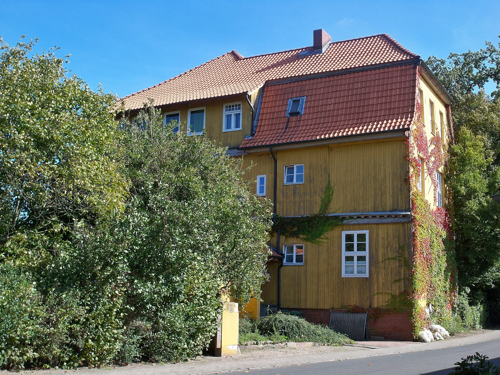 Photo showing: Tülau-Fahrenhorst, Lower Saxony, house in Fahrenhorst, built in 1737