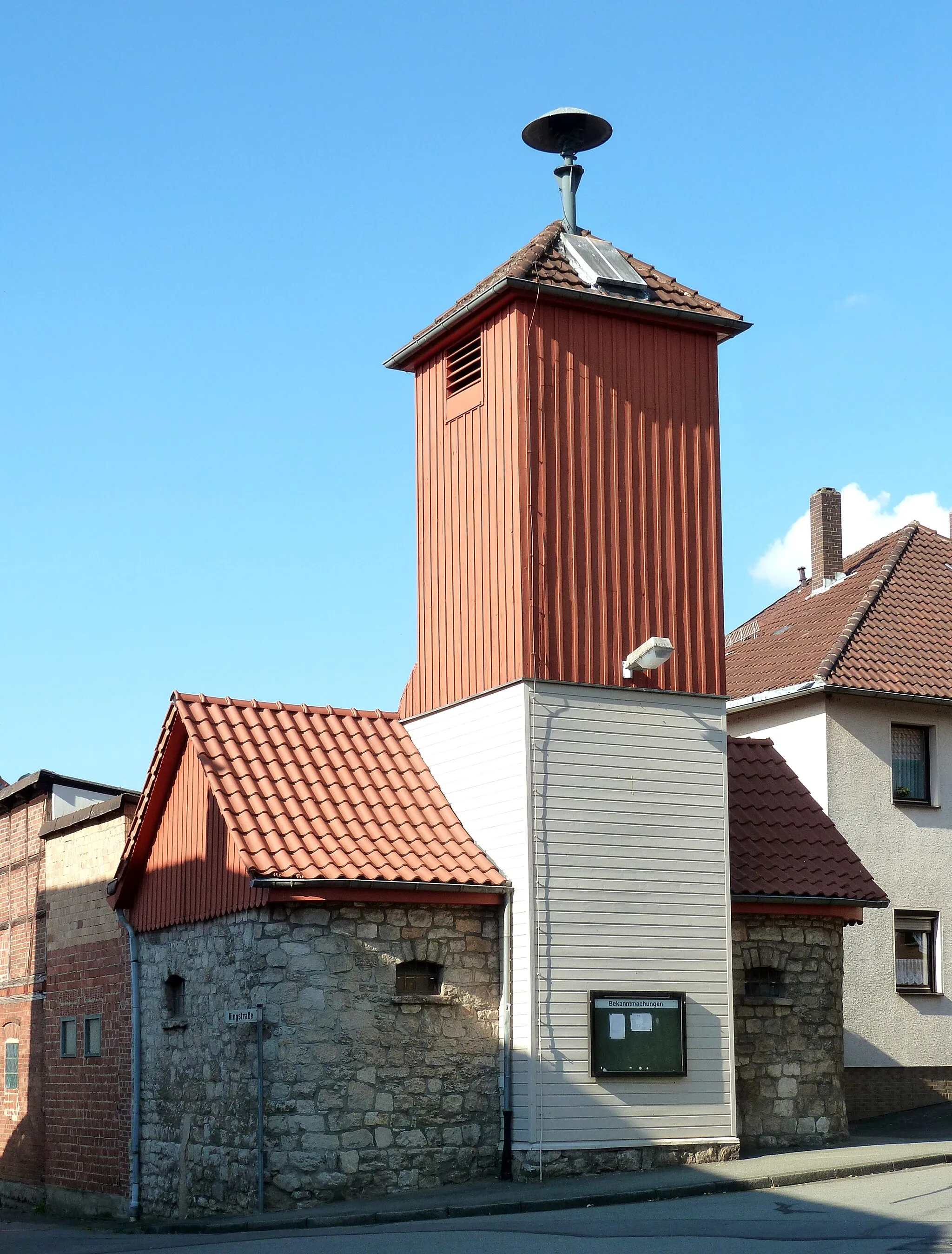 Photo showing: Feuerwehrhaus in Rhumspringe, Niedersachsen. Erbaut um 1900