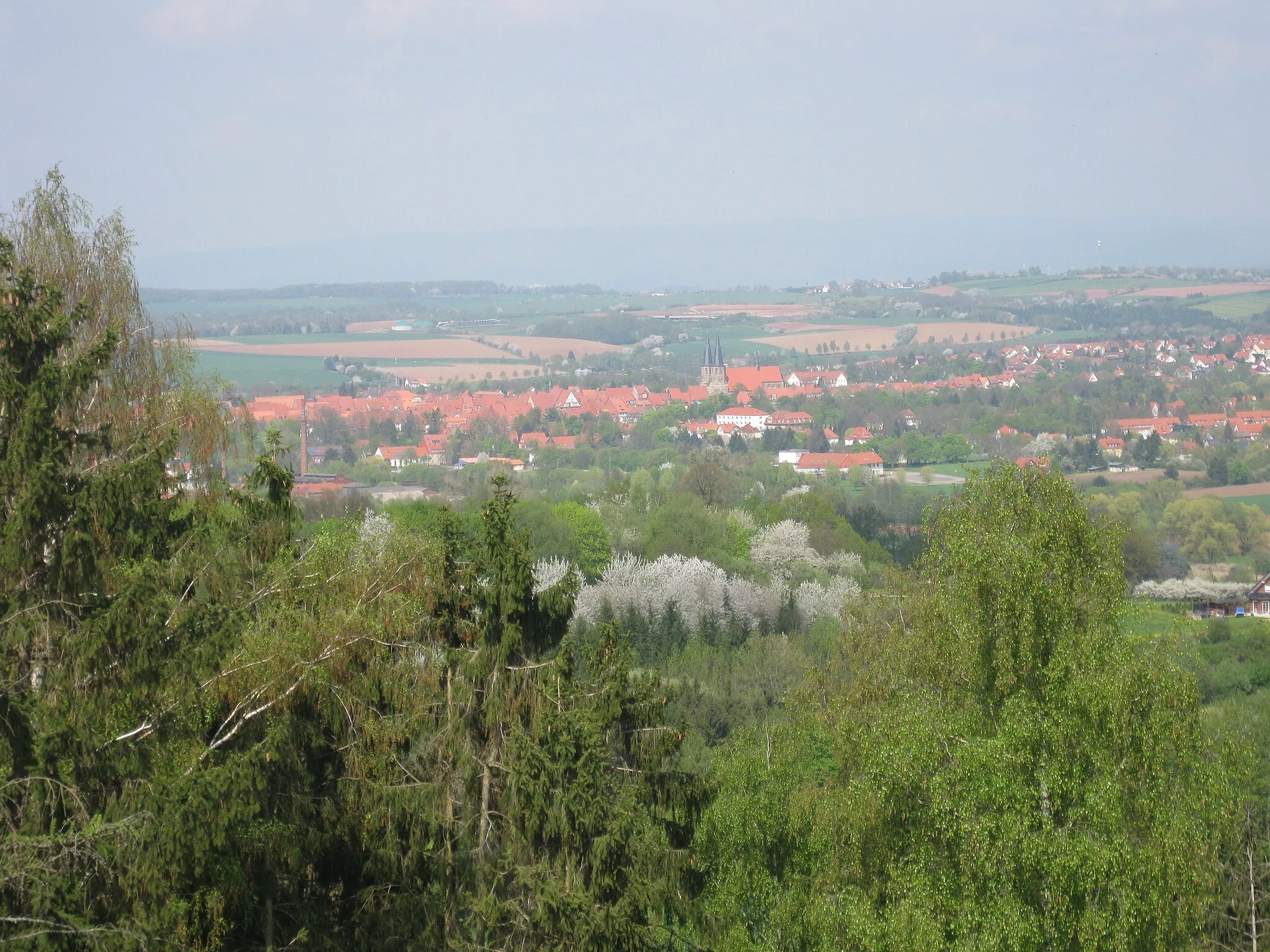 Photo showing: Blick vom Pferdeberg auf Duderstadt