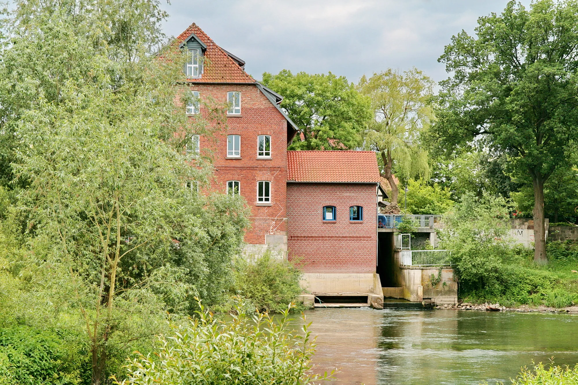 Photo showing: Wassermühle von 1749 in Meinersen, Niedersachsen, Deutschland