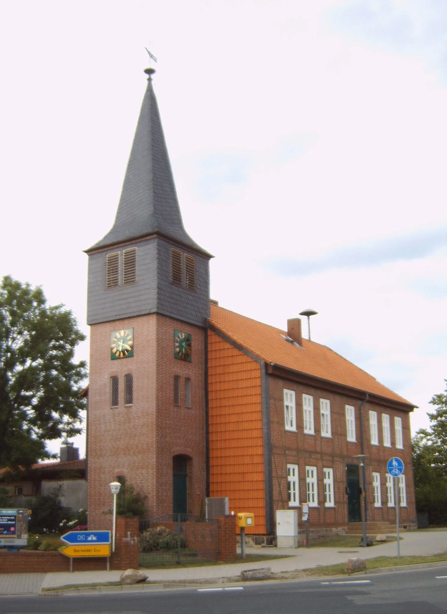 Photo showing: Dorfkirche in Tiddische, Niedersachsen