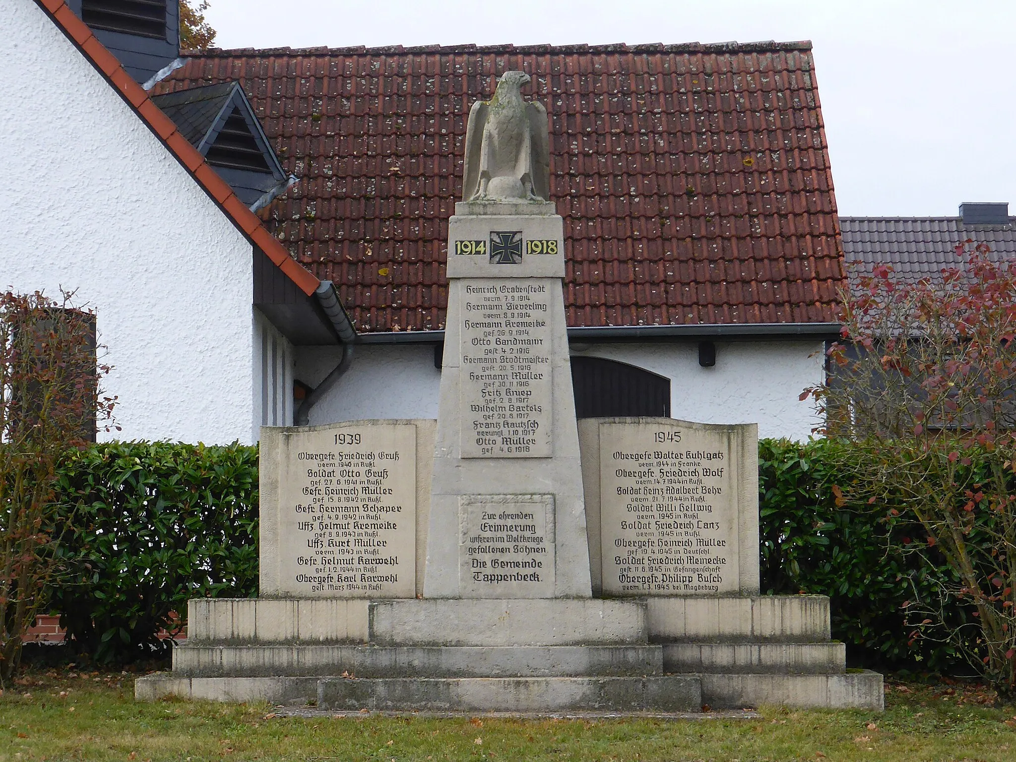 Photo showing: Kriegerdenkmal in Tappenbeck.