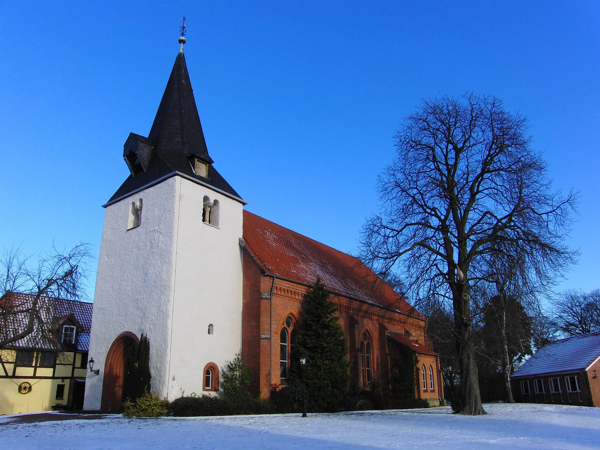 Photo showing: Church in Dungelbeck, Peine. Seen from Southwest.