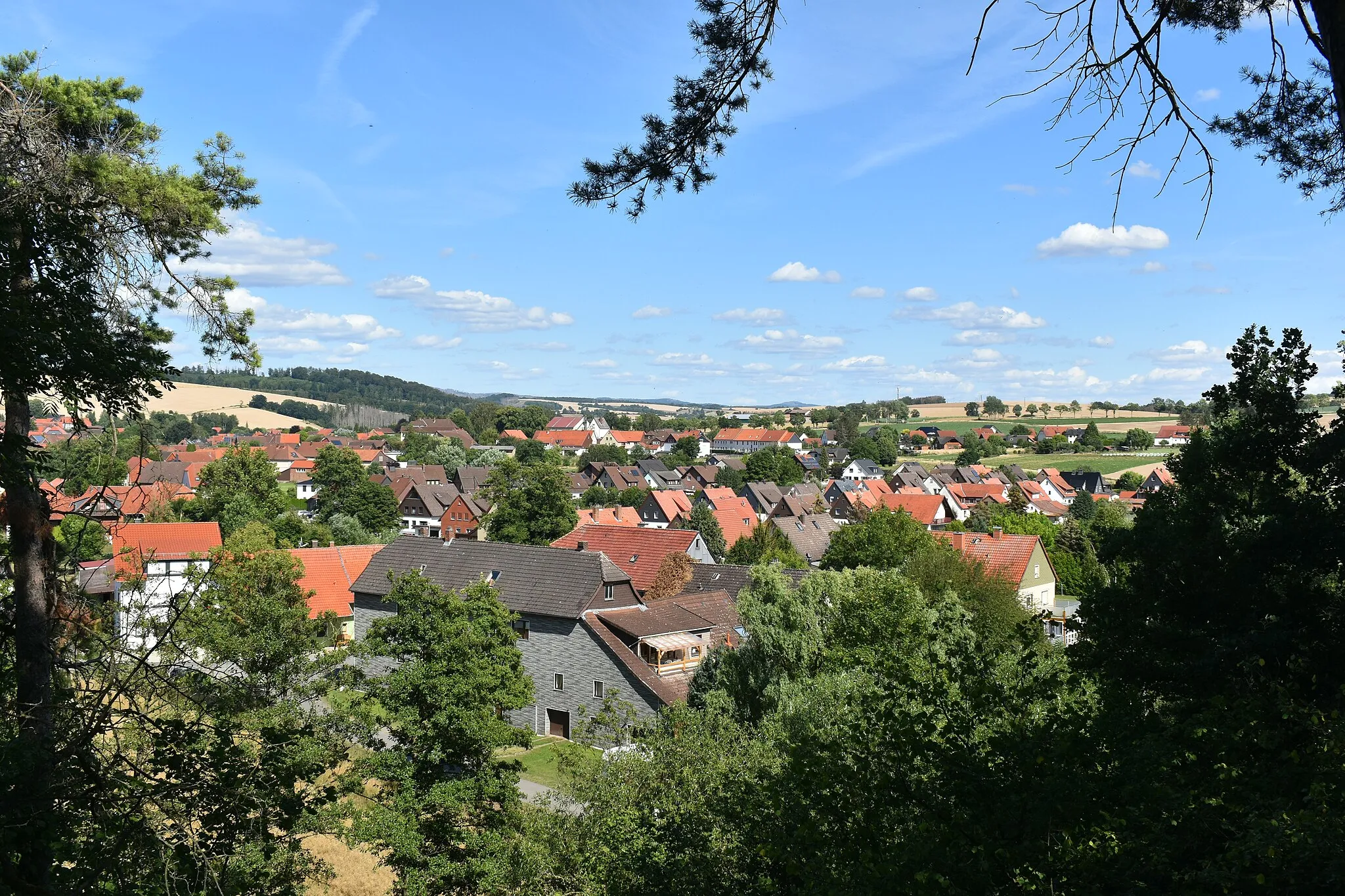 Photo showing: Blick vom Sängerplatz auf Dorste