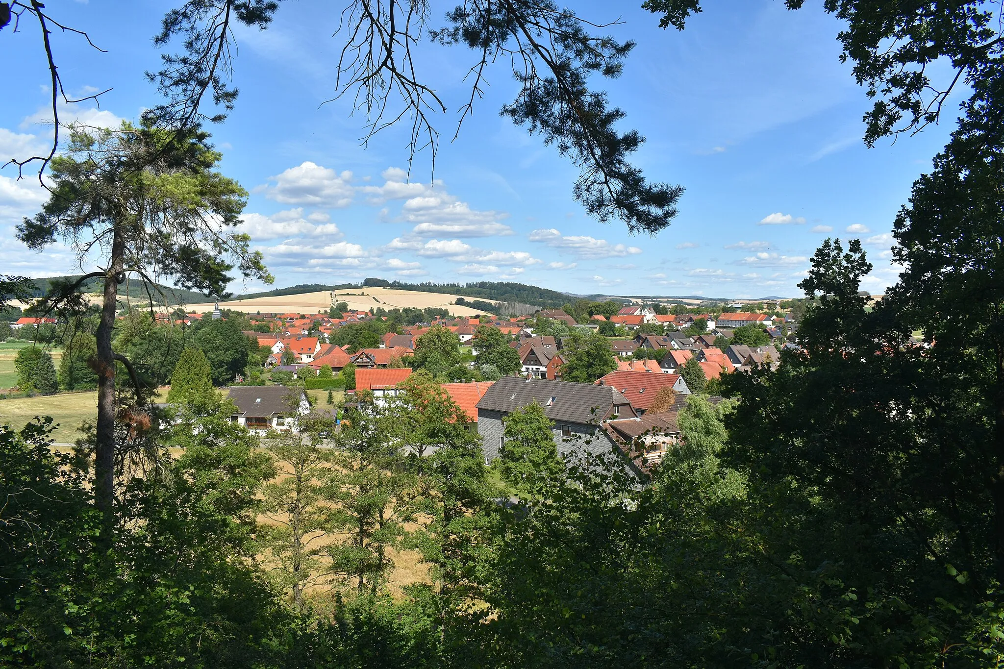 Photo showing: Blick vom Sängerplatz auf Dorste