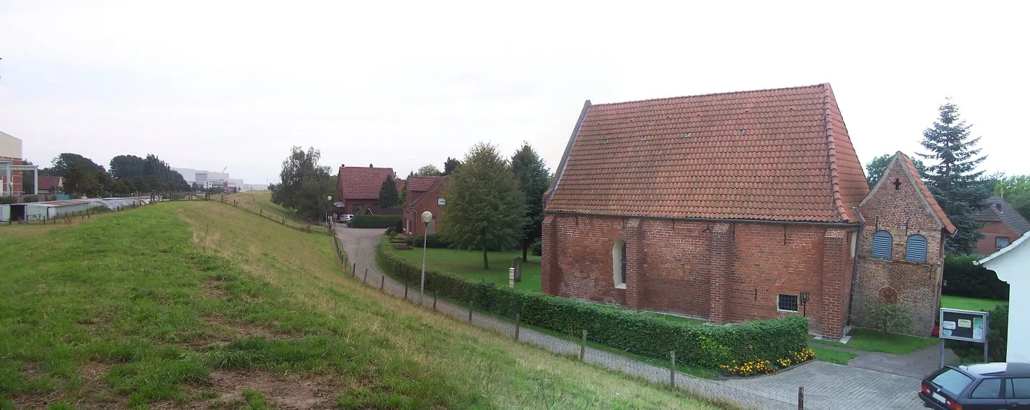 Photo showing: Chapel at the dyke in en:Lemwerder.