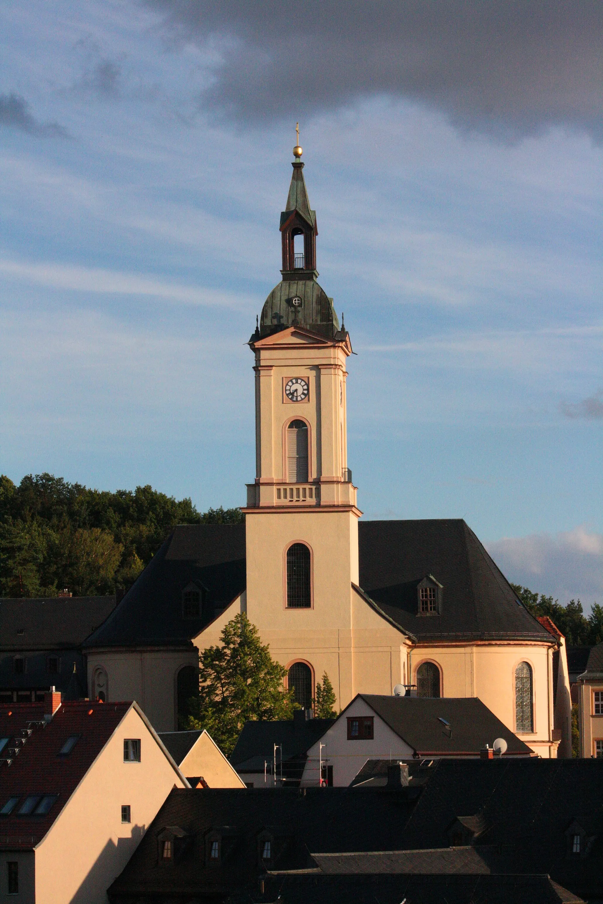 Photo showing: Saint Lawrence Church in Lichtenstein/Saxony near Chemnitz