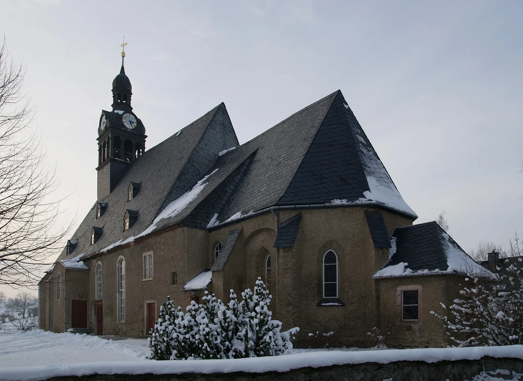 Photo showing: Kirche Großolbersdorf