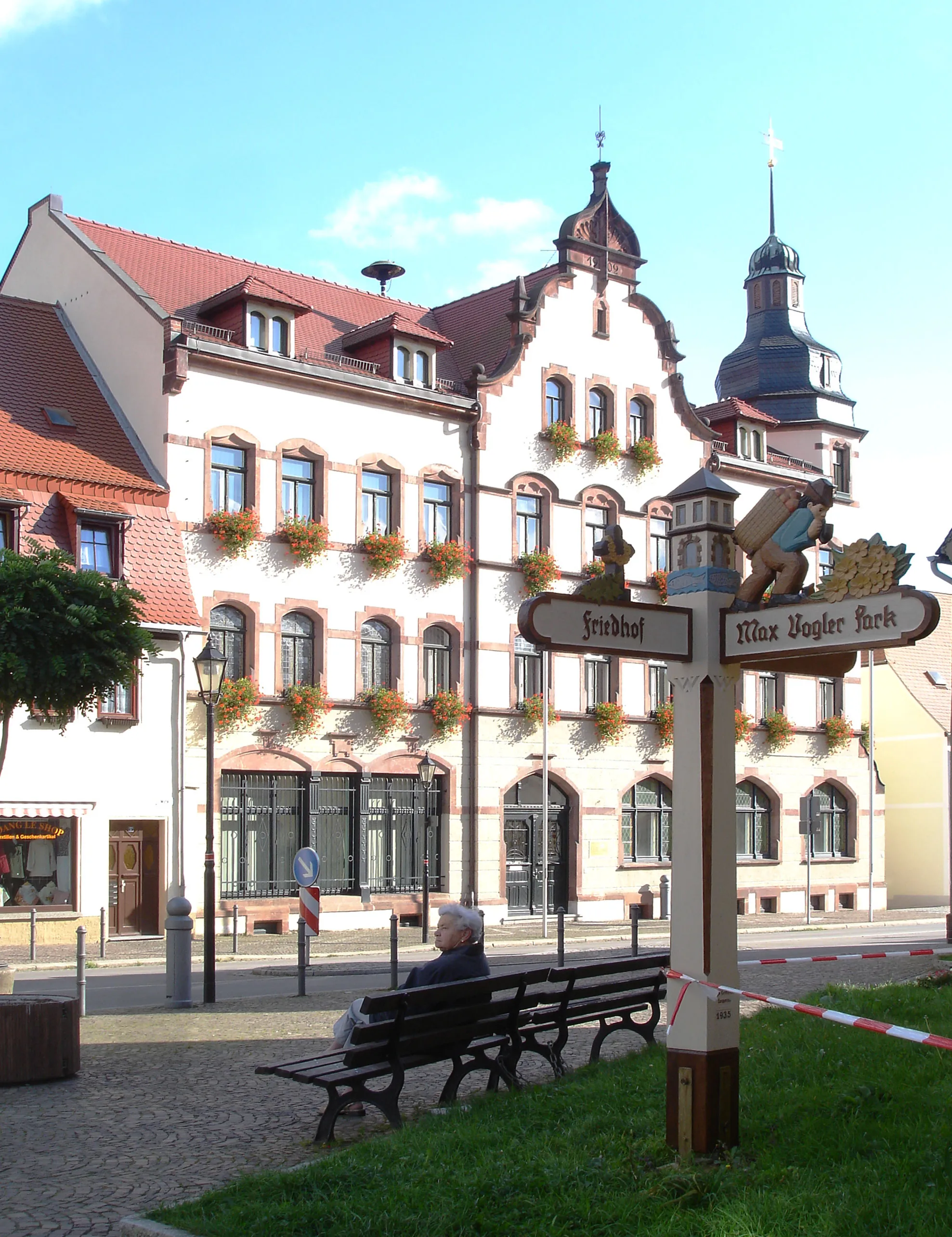 Photo showing: Townhouse of Lunzenau