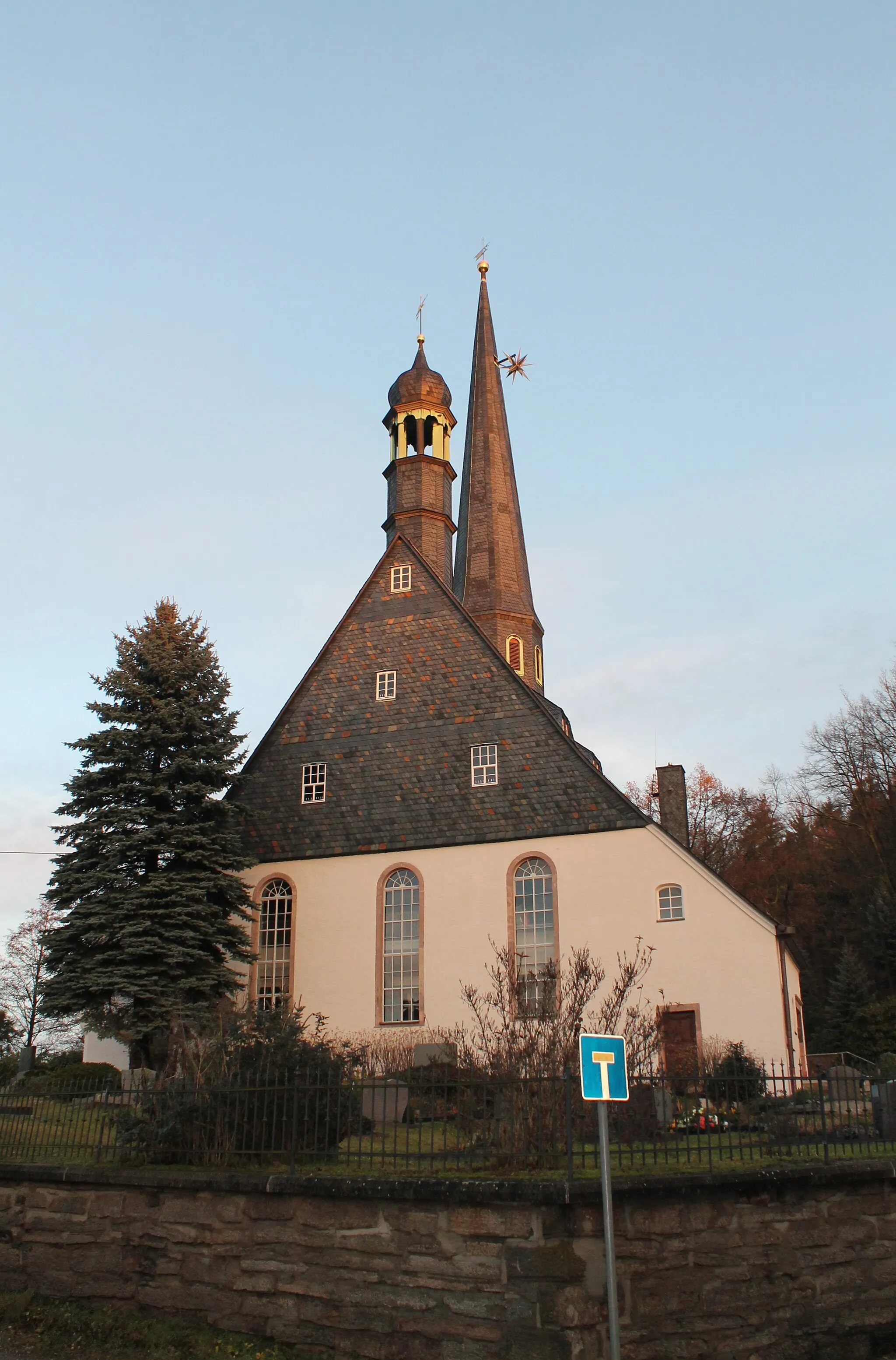 Photo showing: Kirche in Mülsen St. Niclas.
