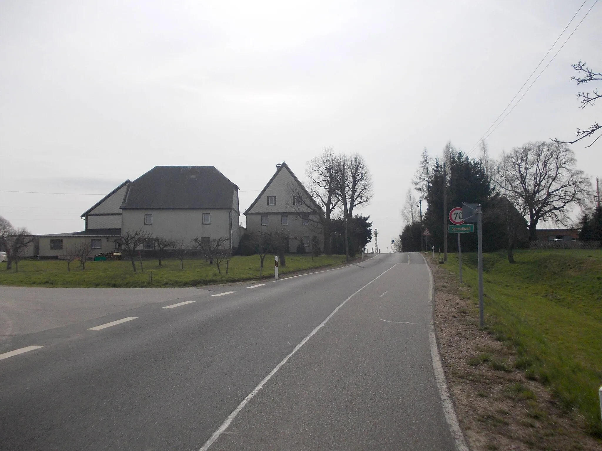 Photo showing: Goldener Hirsch settlement near Schmalbach (Striegistal, Mittelsachsen district, Saxony)