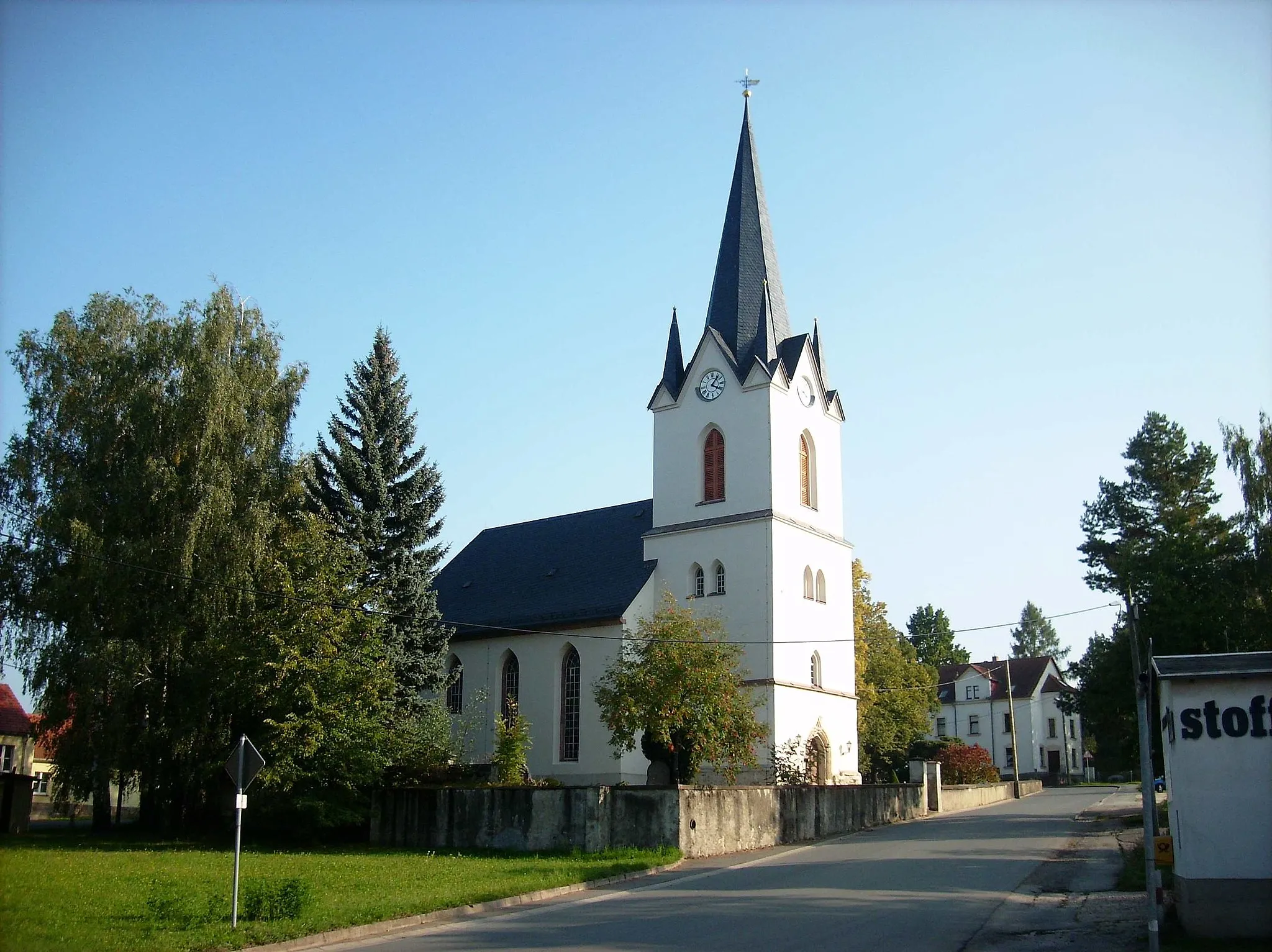 Photo showing: Oberwiera church (Zwickau district, Saxony)