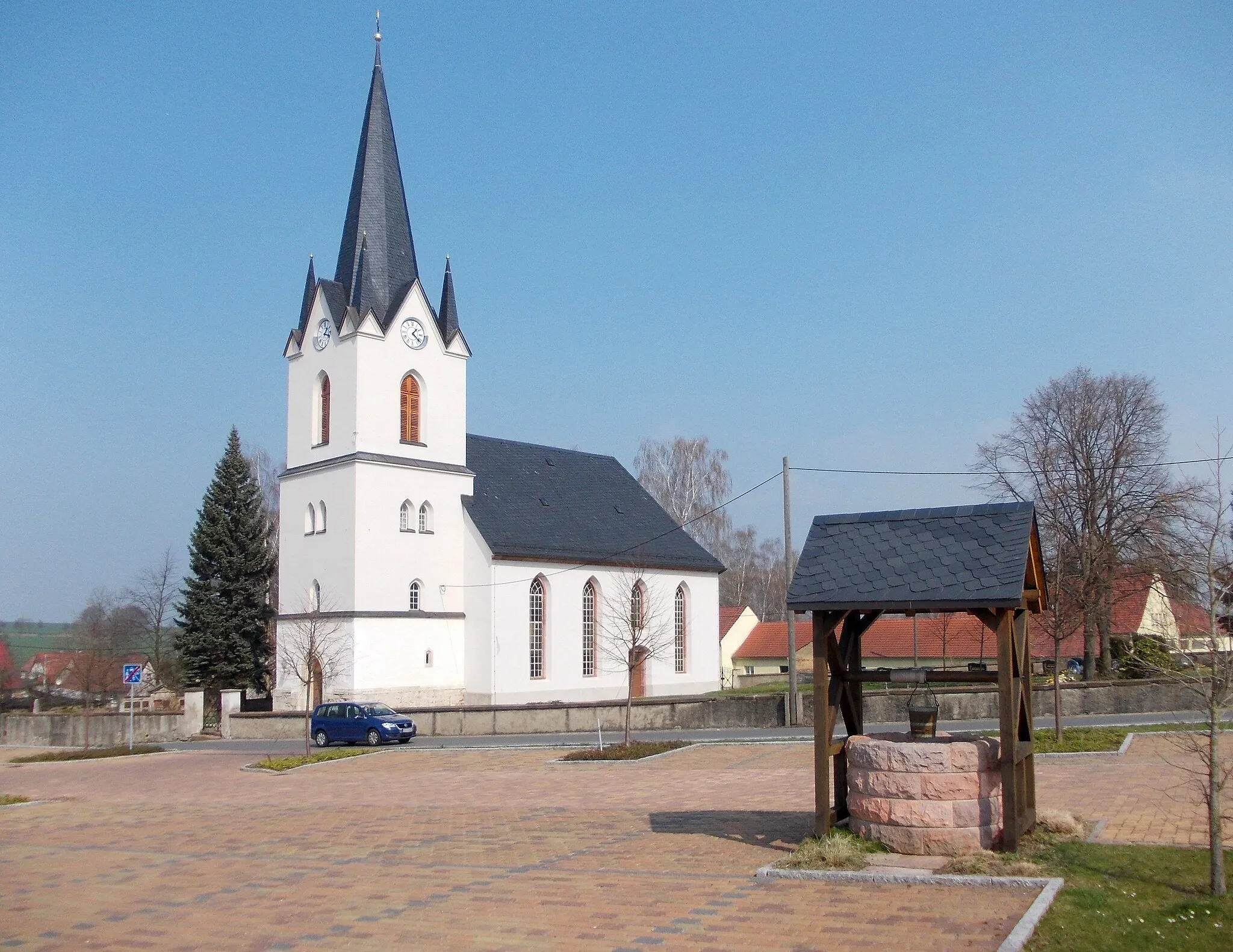 Photo showing: Oberwiera church (Zwickau district, Saxony)