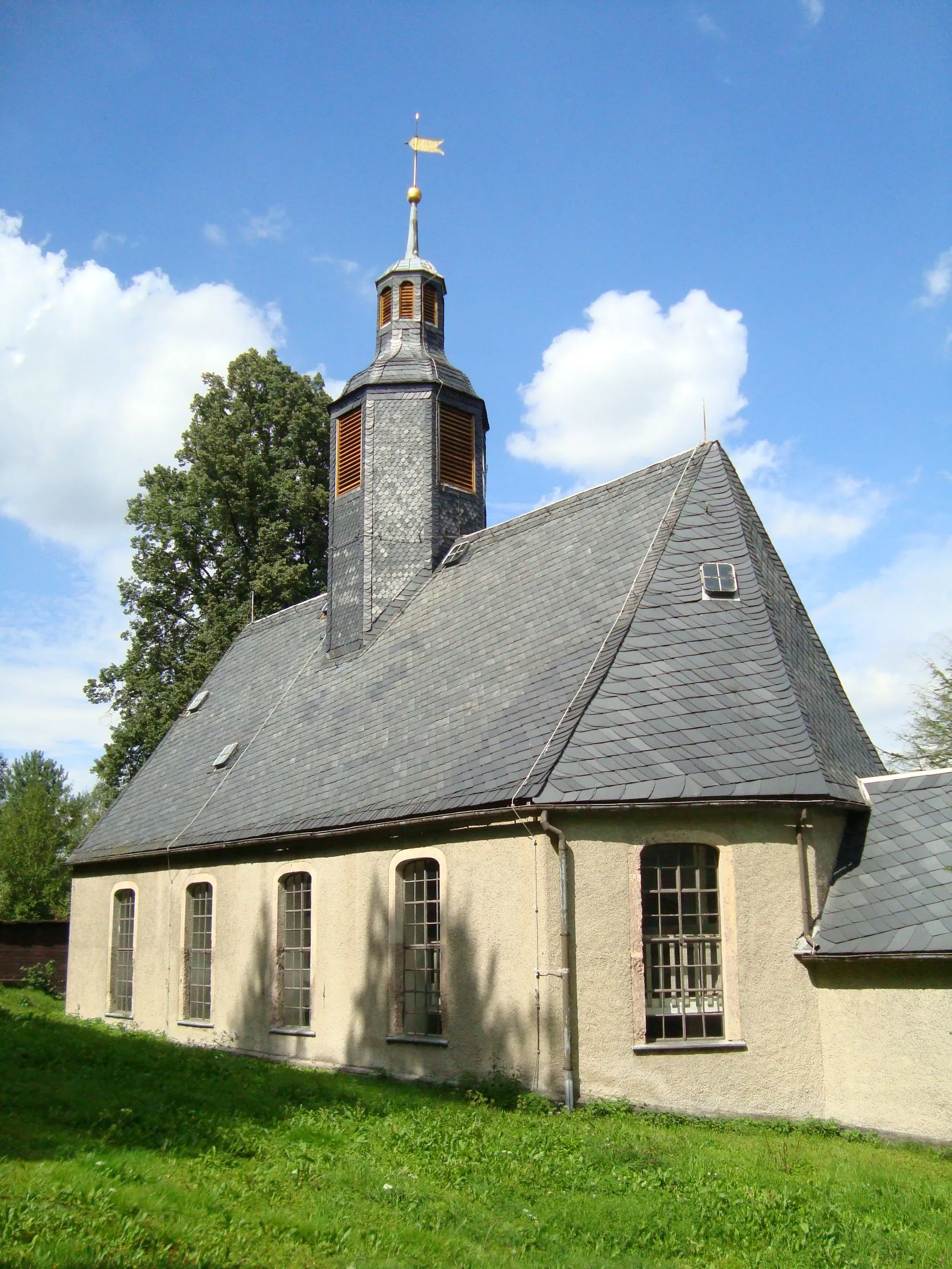 Photo showing: Kirche in Borstendorf im Erzgebirge