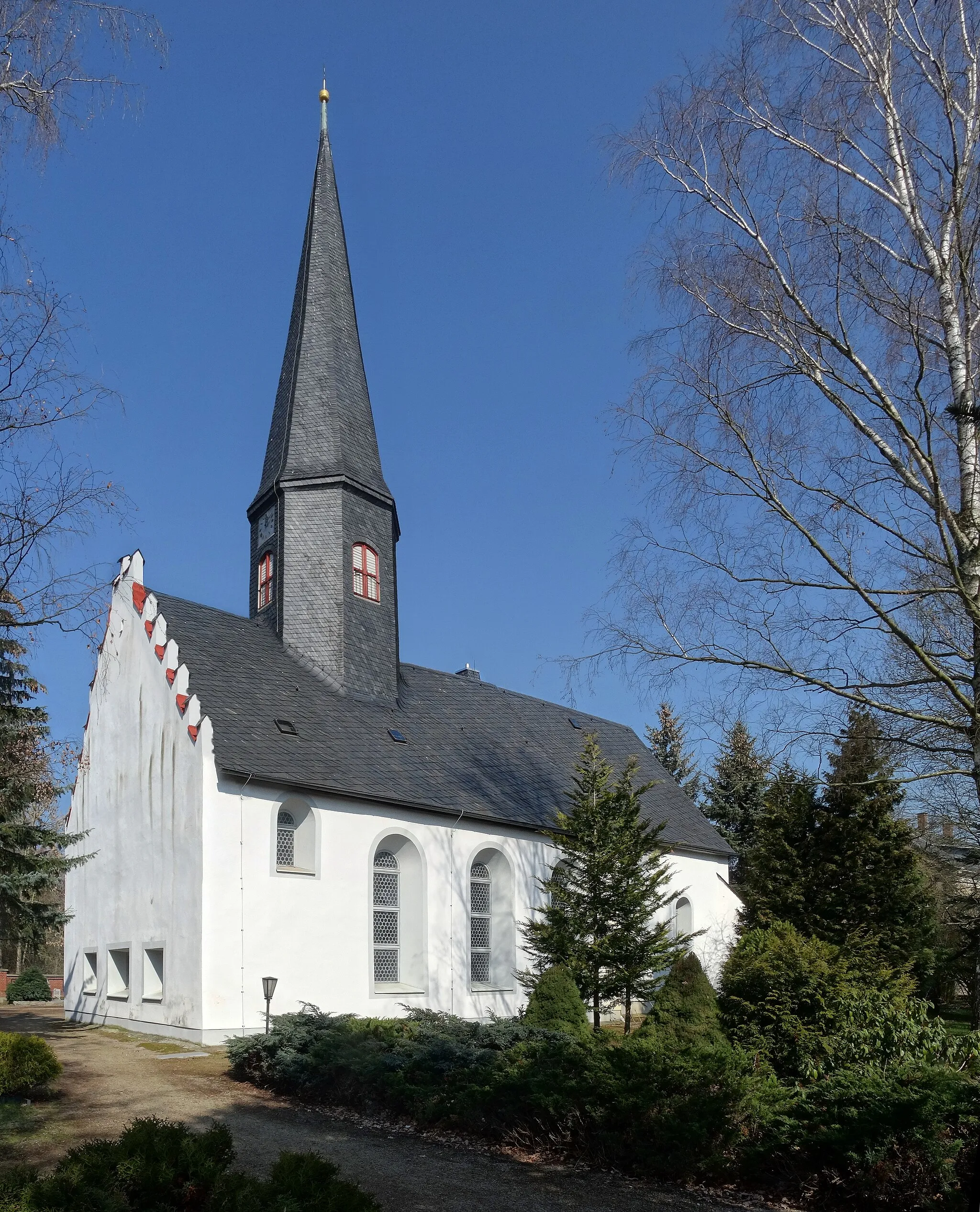 Photo showing: Langenhessener Kirche St. Johannis