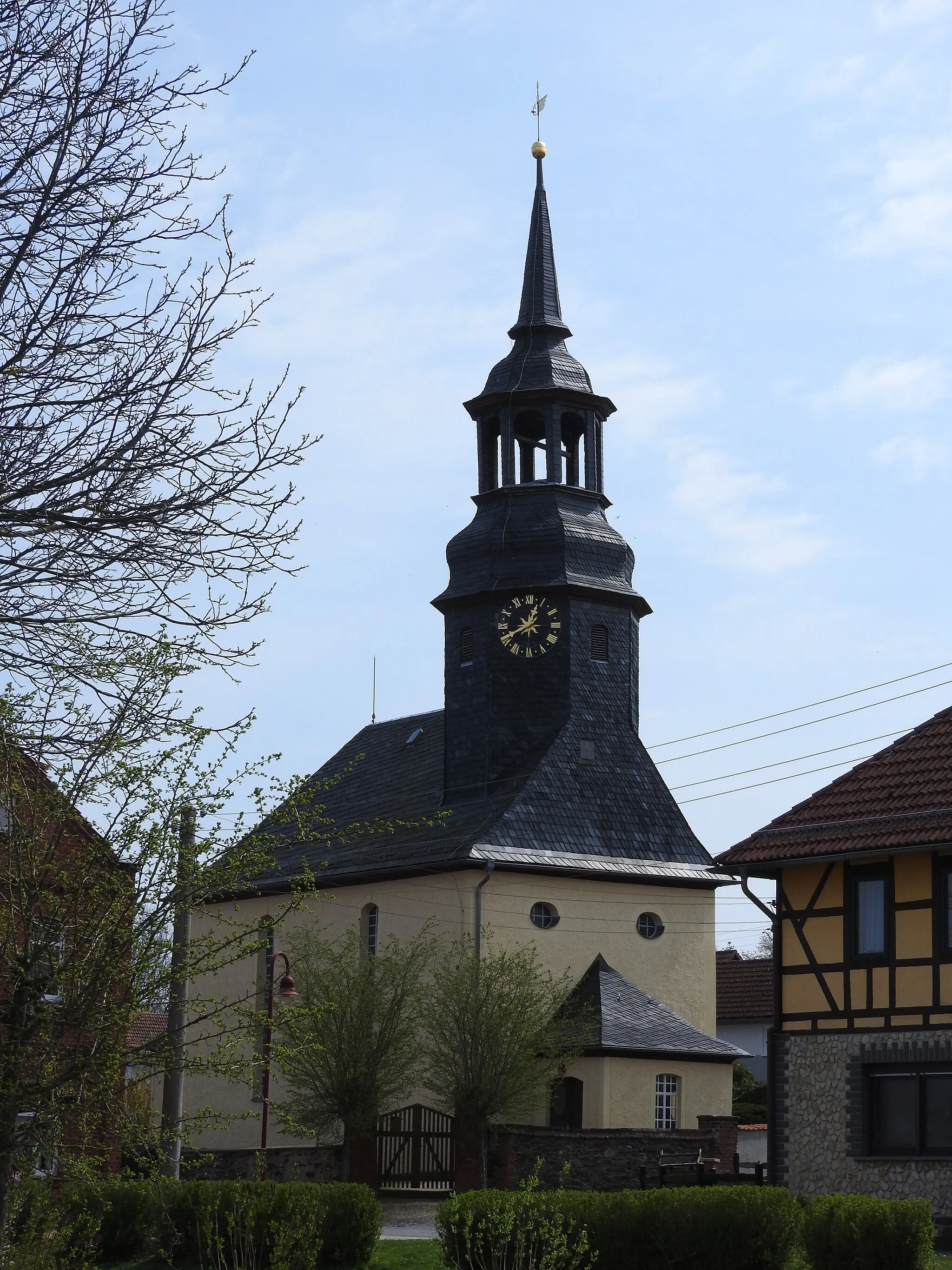 Photo showing: St. Martin Kirche von Paska in Thüringen
